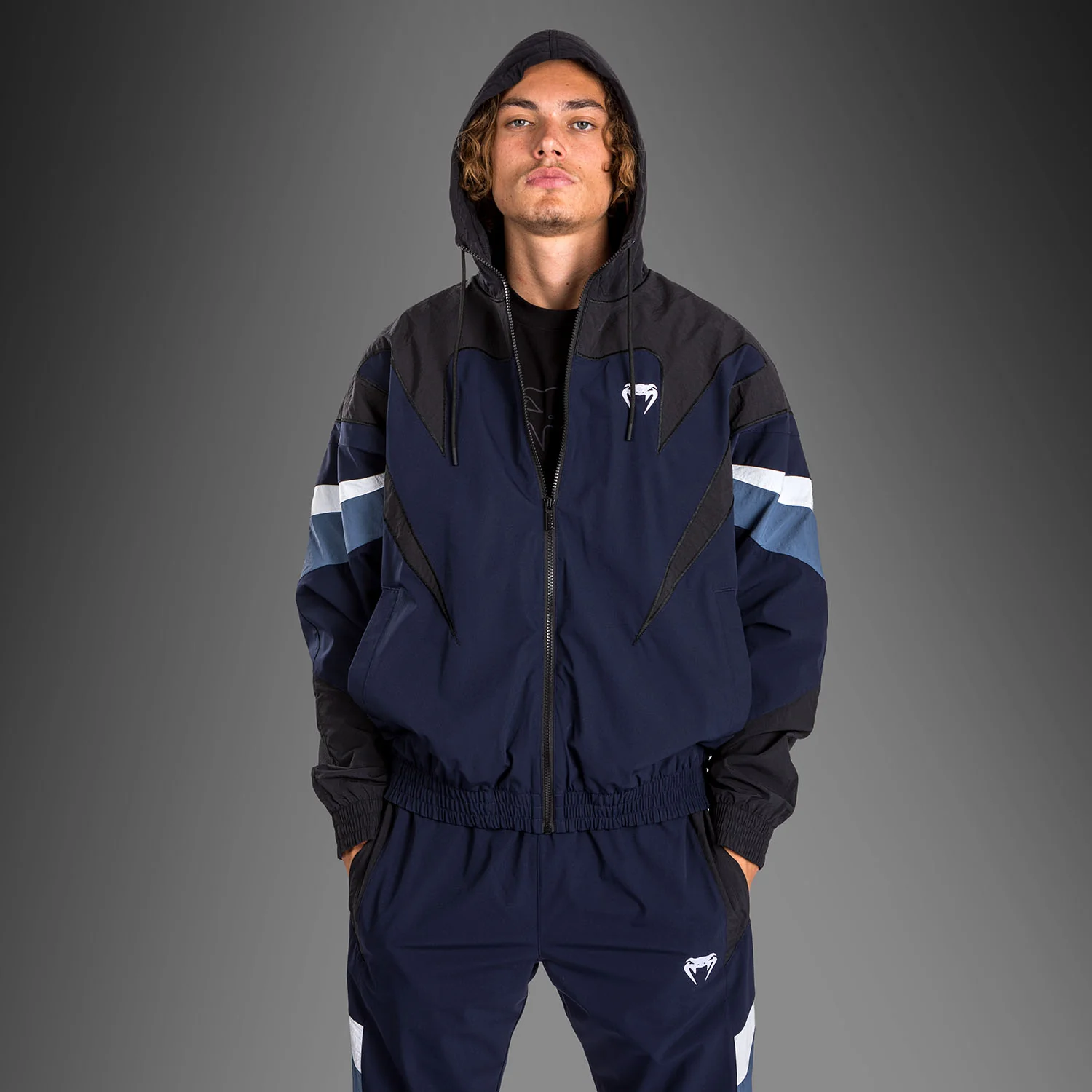 Venum Attack 90 Tracksuit Jacket - Navy - Image 2