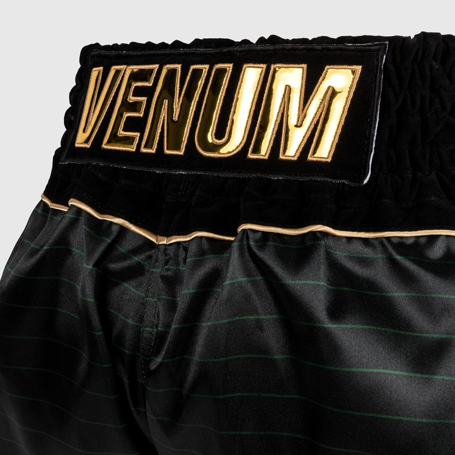 Venum Attack Muay Thaï Short - Black/Green - Image 4