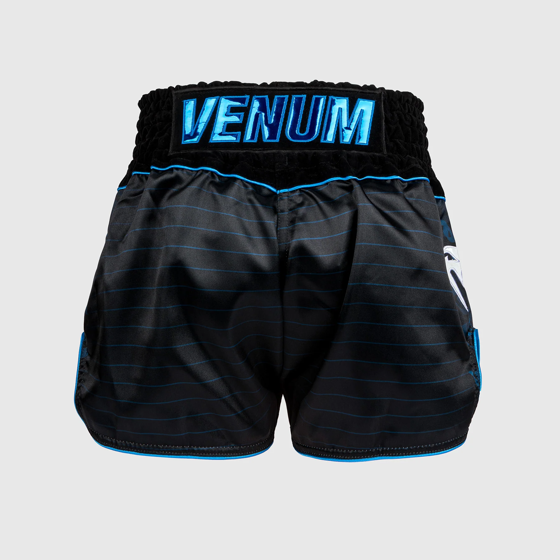 Venum Attack Muay Thaï Shorts - Black/Blue - Image 3