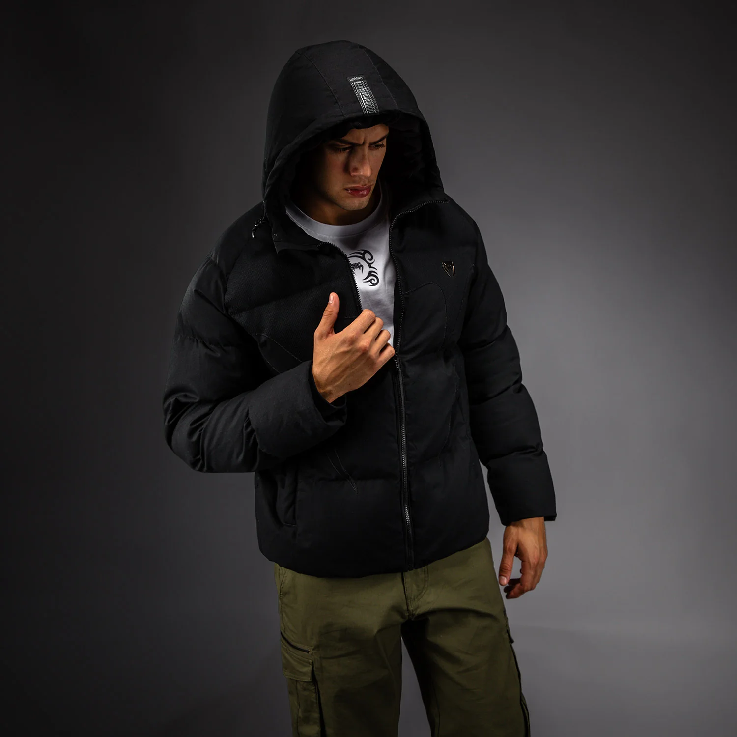 Venum Attack Urban Gi Down Jacket - Black - Image 4