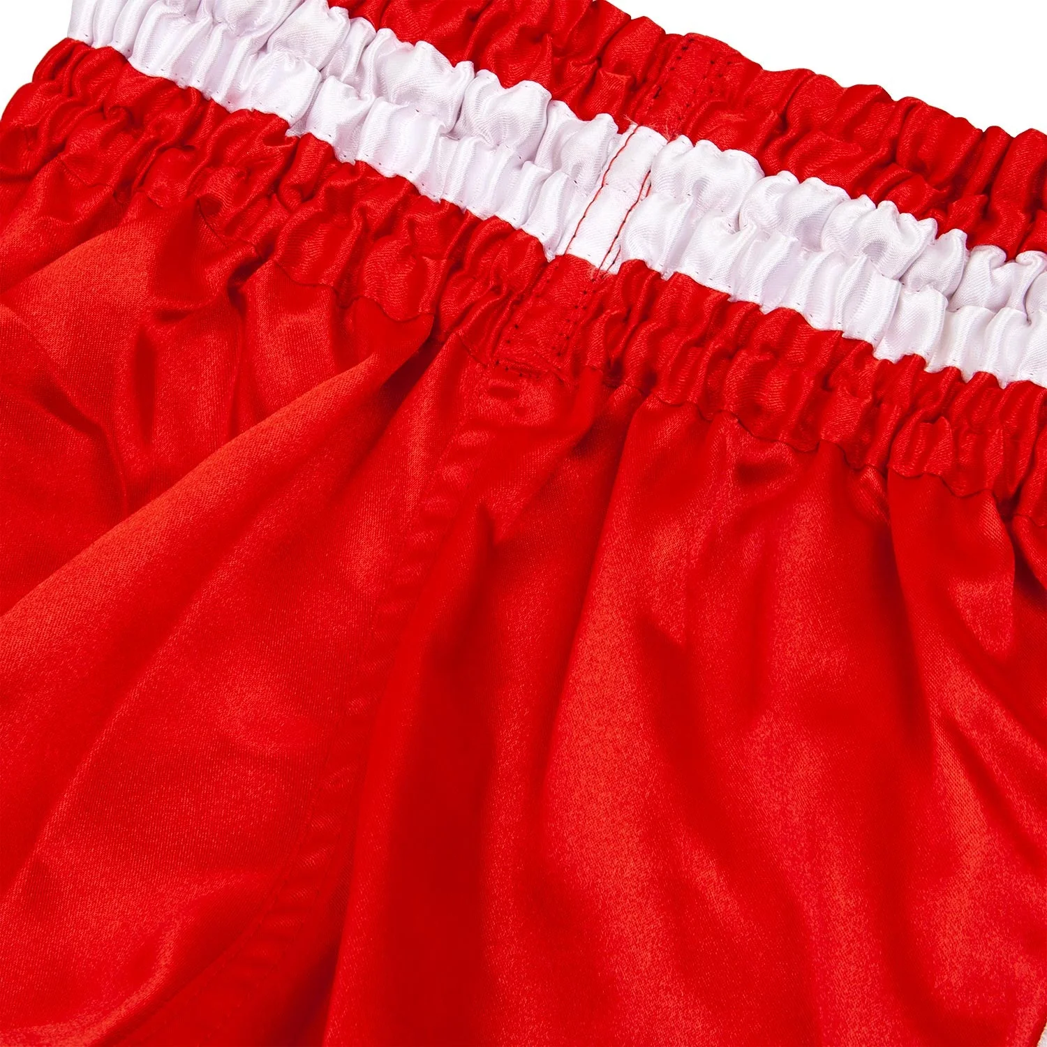 Venum Bangkok Inferno Kids Muay Thai Shorts - Red/White - Image 4