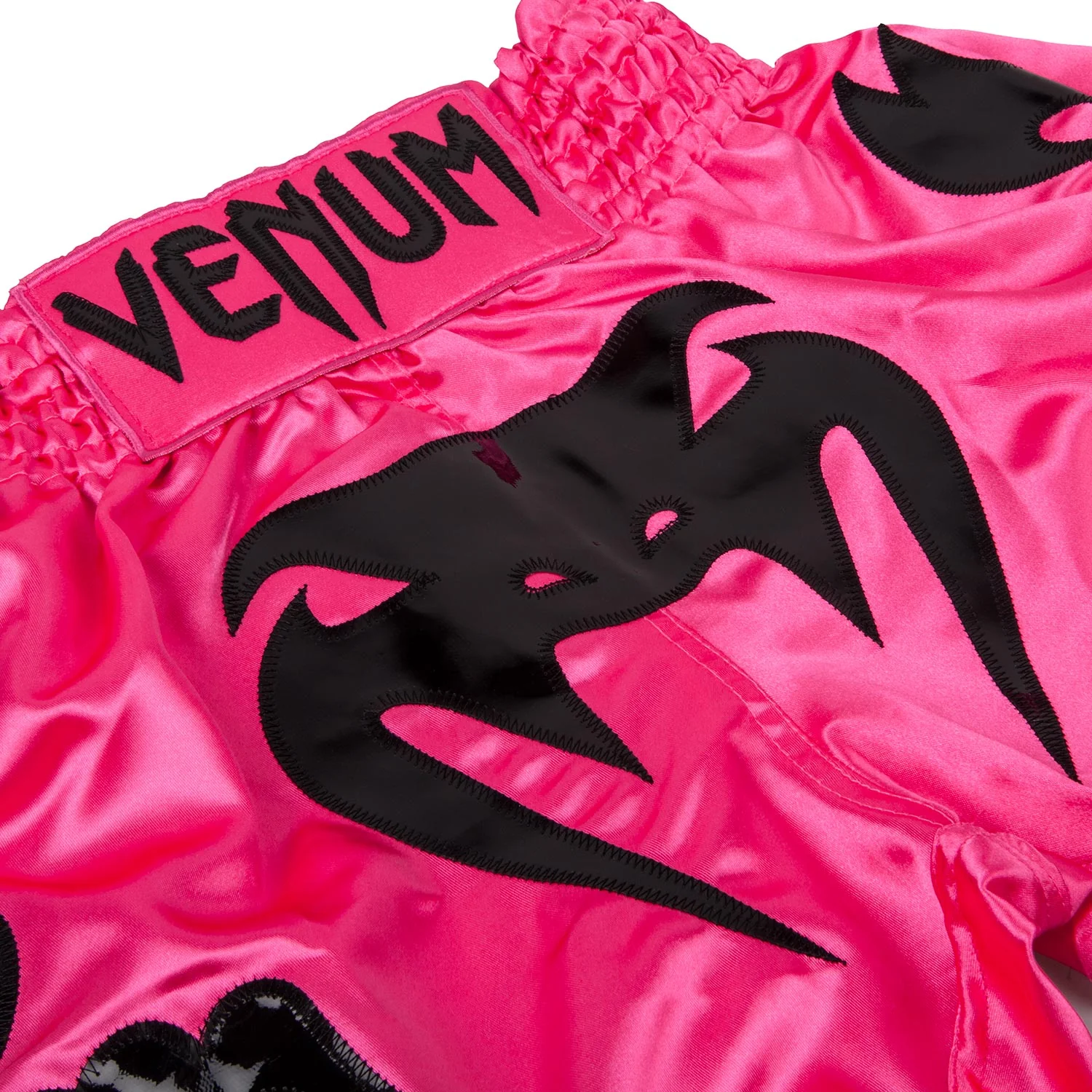 Venum Bangkok Inferno Muay Thai Shorts - Pink/Black - Image 3