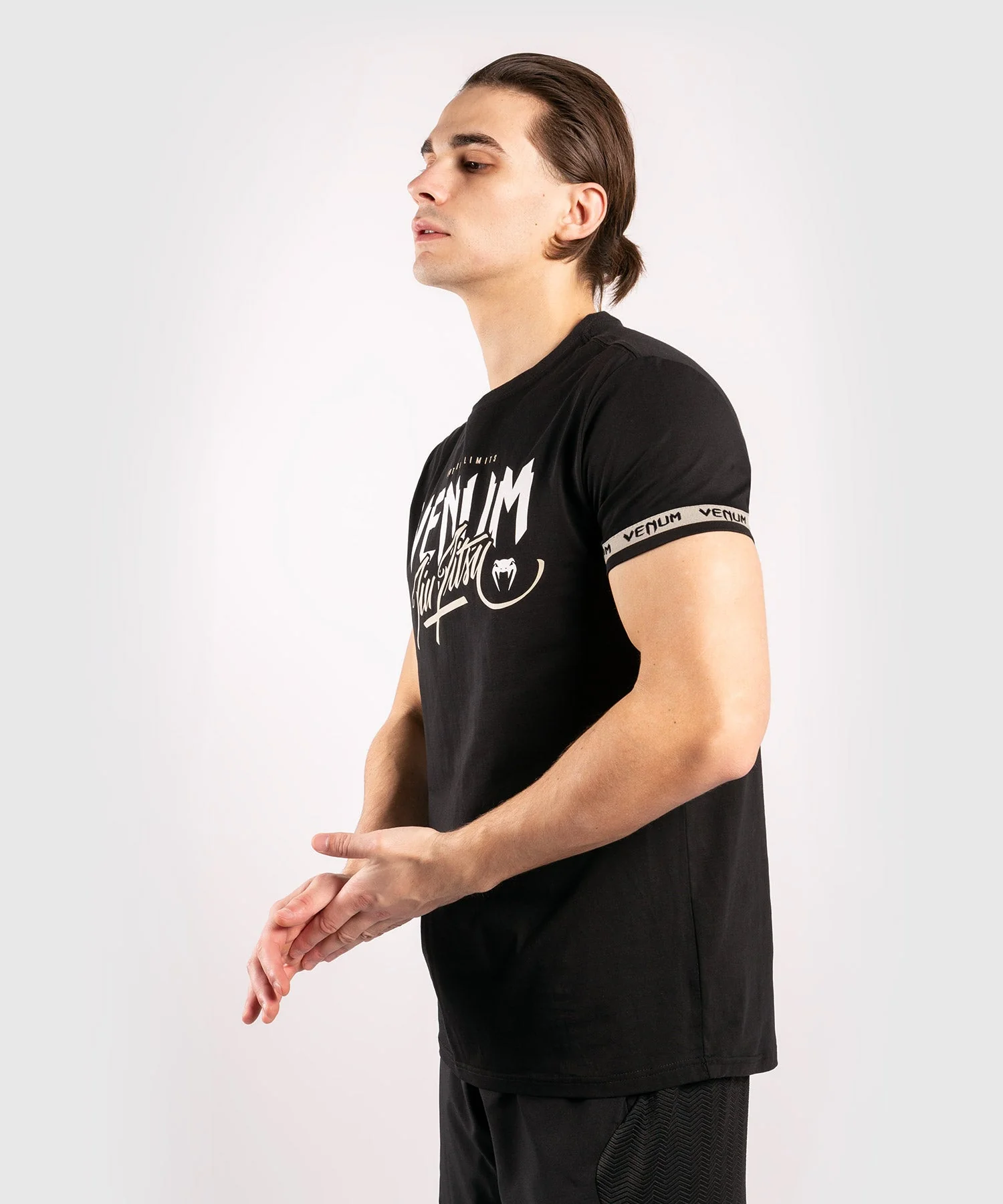 Venum BJJ Classic 20 T-Shirt Black/Sand - Image 2