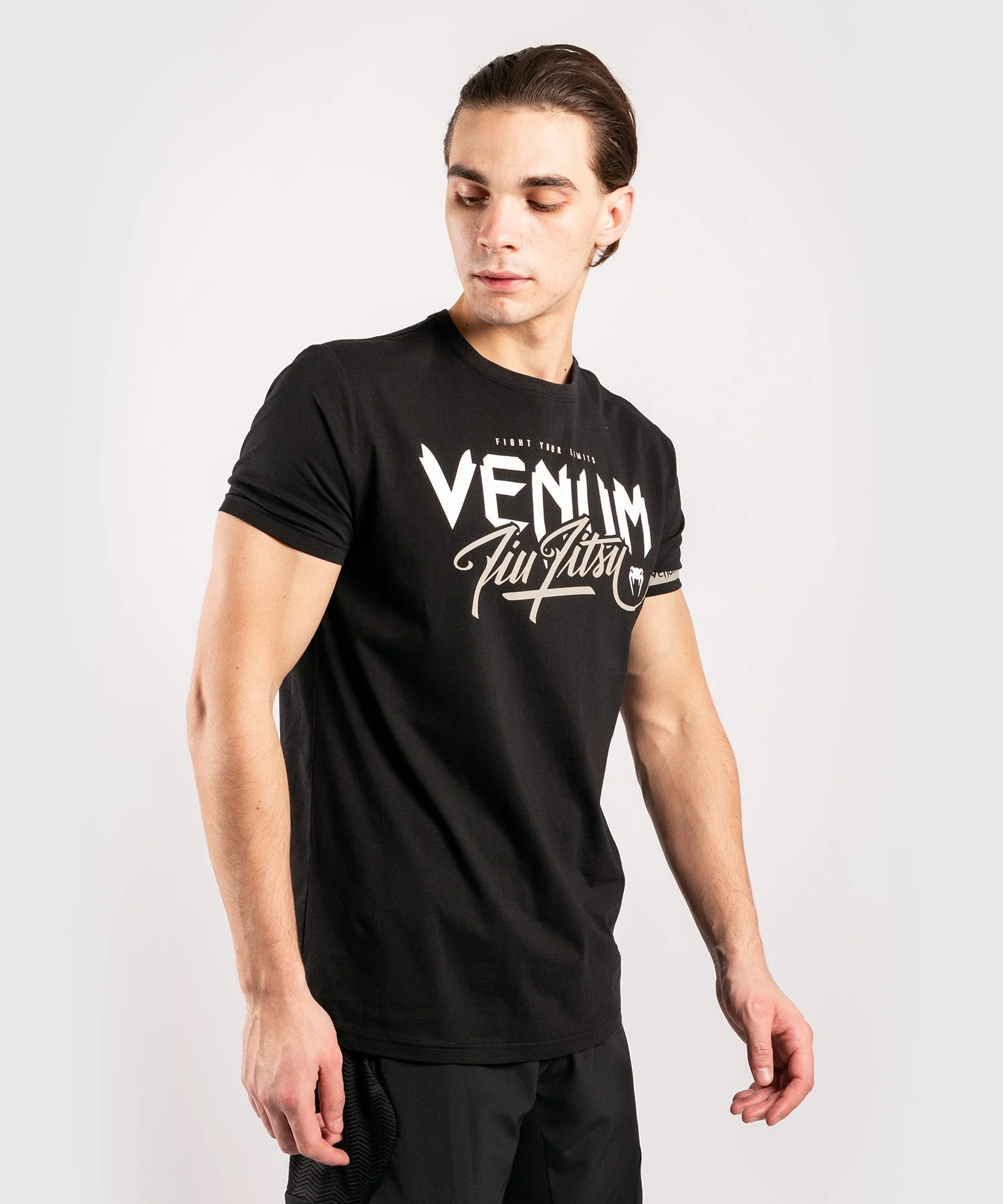 Venum BJJ Classic 20 T-Shirt Black/Sand - Image 3