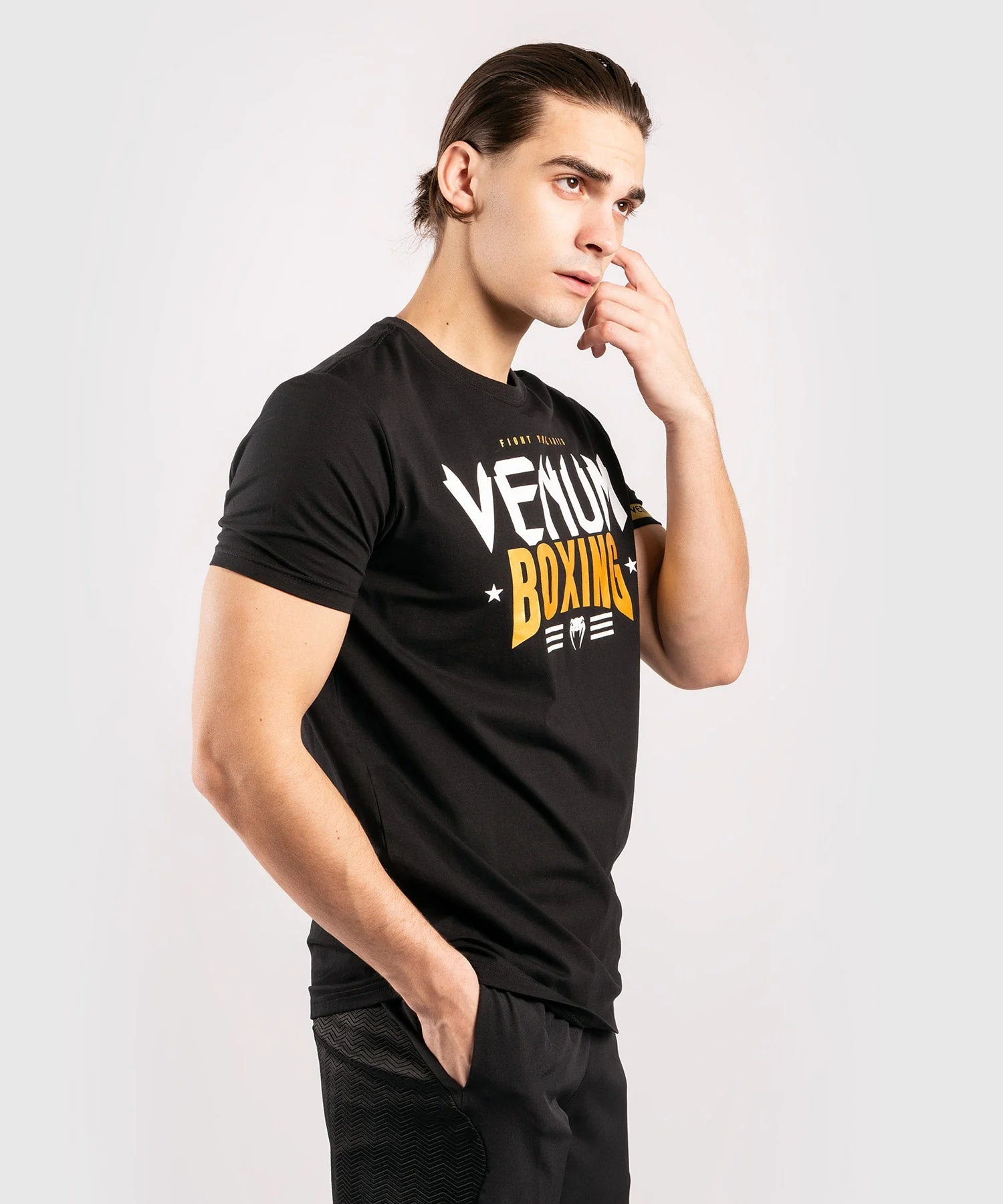 Venum BOXING Classic 20 T-Shirt - Black/Gold - Image 3
