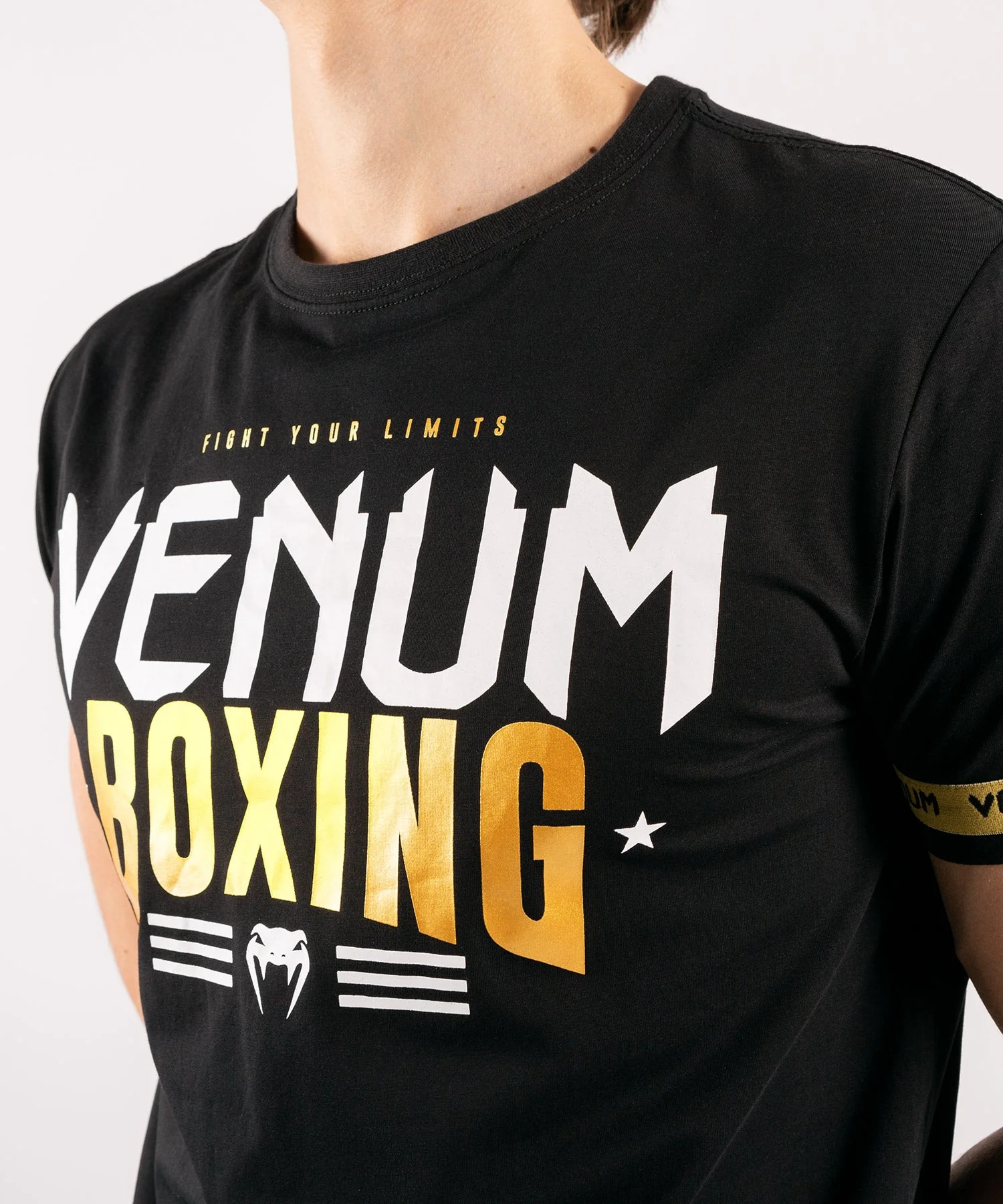 Venum BOXING Classic 20 T-Shirt - Black/Gold - Image 5