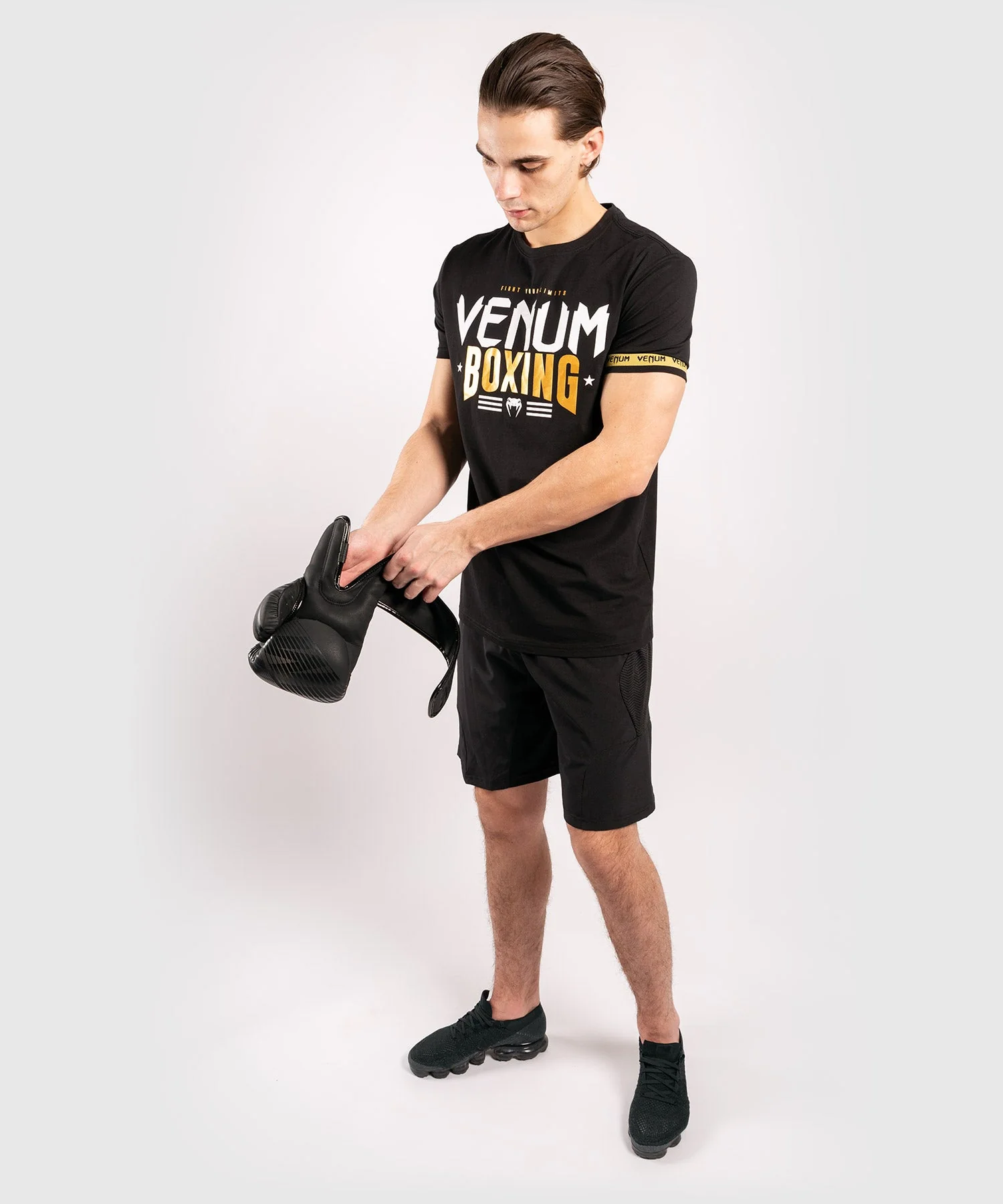 Venum BOXING Classic 20 T-Shirt - Black/Gold - Image 6