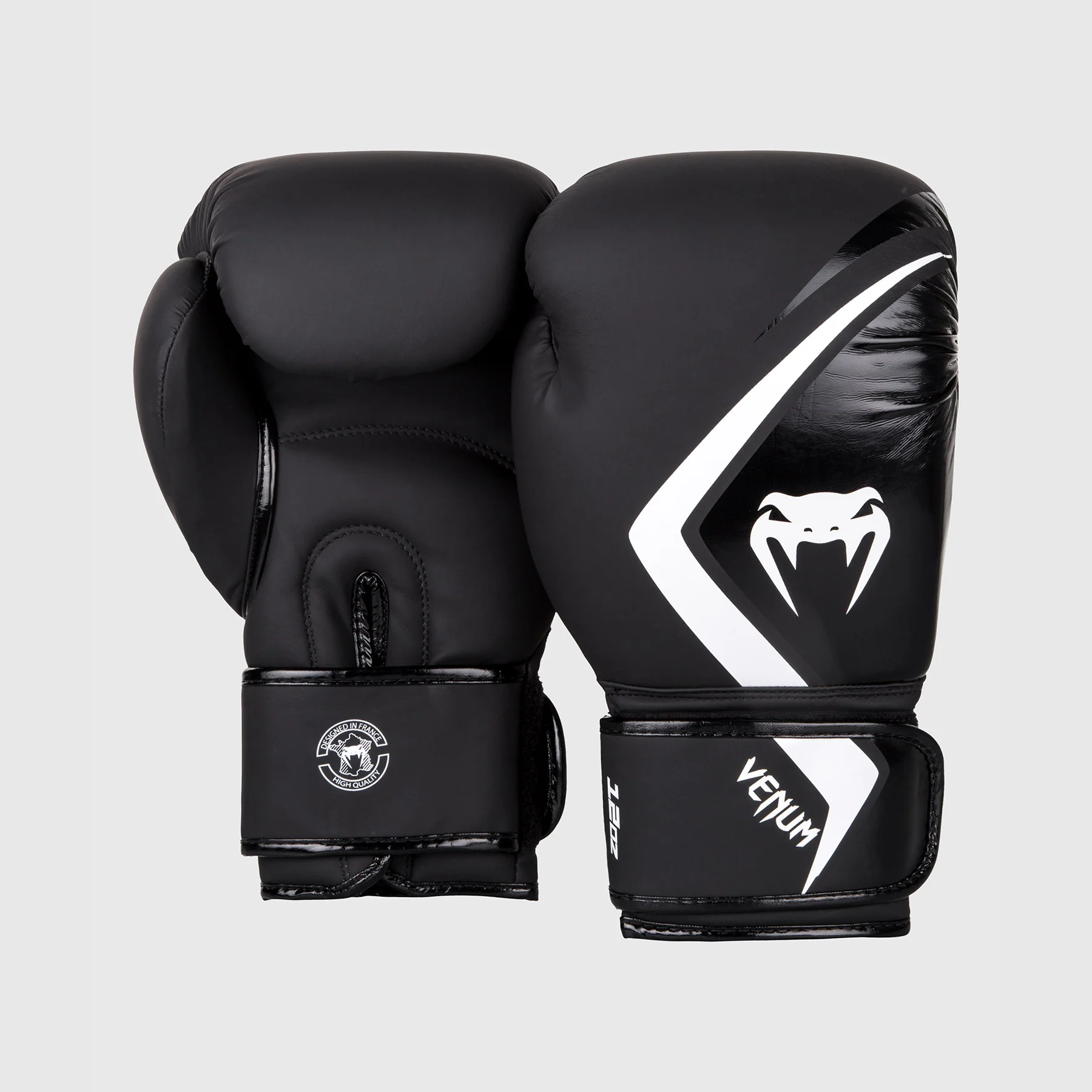 Venum Boxing Gloves Contender 2.0 - Black/Grey-White - Image 2