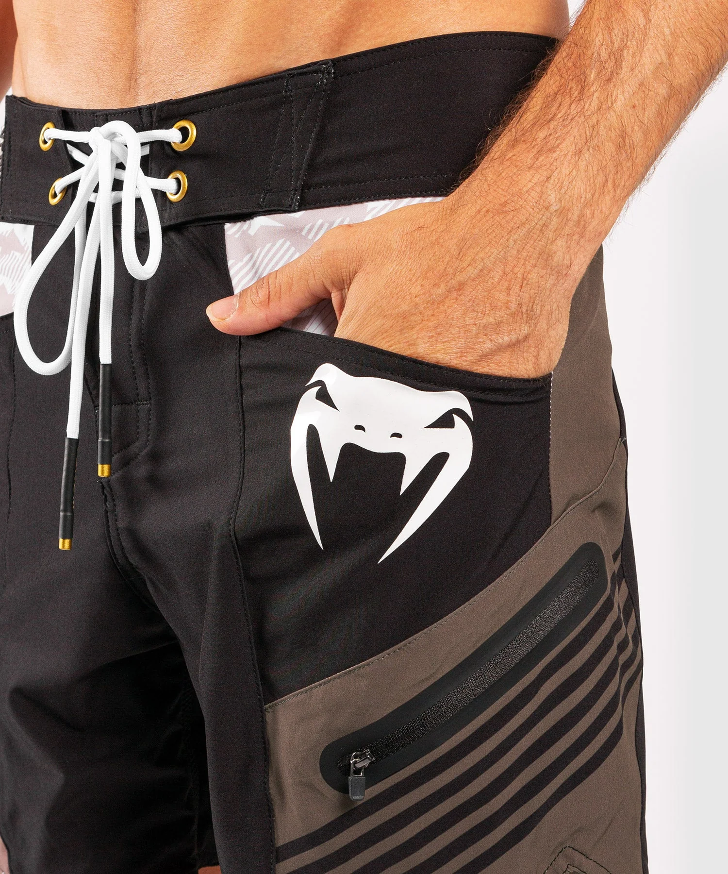 Venum Cargo Boardshorts - Black/Grey - Image 6
