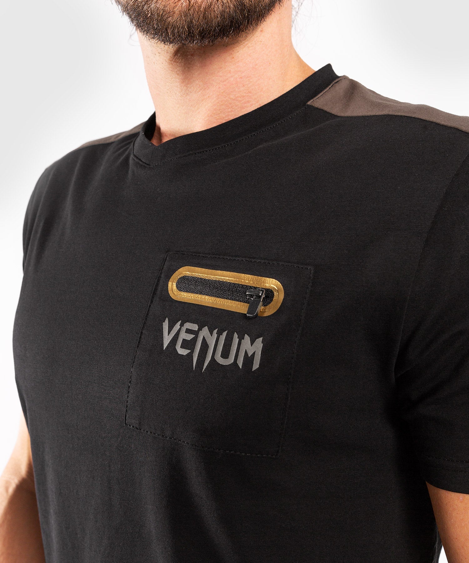 Venum Cargo T-shirt - Black/Grey - Image 7