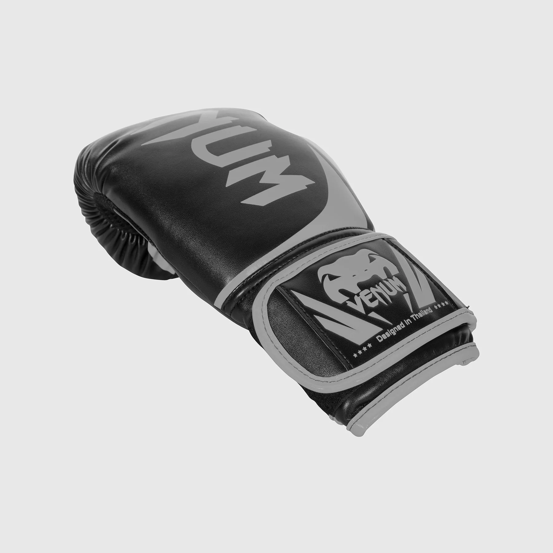 Venum Challenger 2.0 Boxing Gloves - Black/Grey - Image 3
