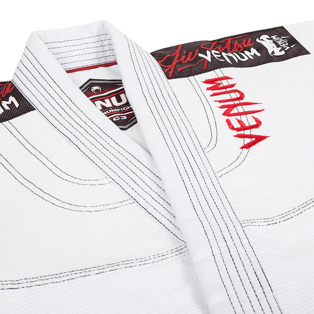 Venum Challenger 2.0 Kids BJJ Gi - White - Image 4
