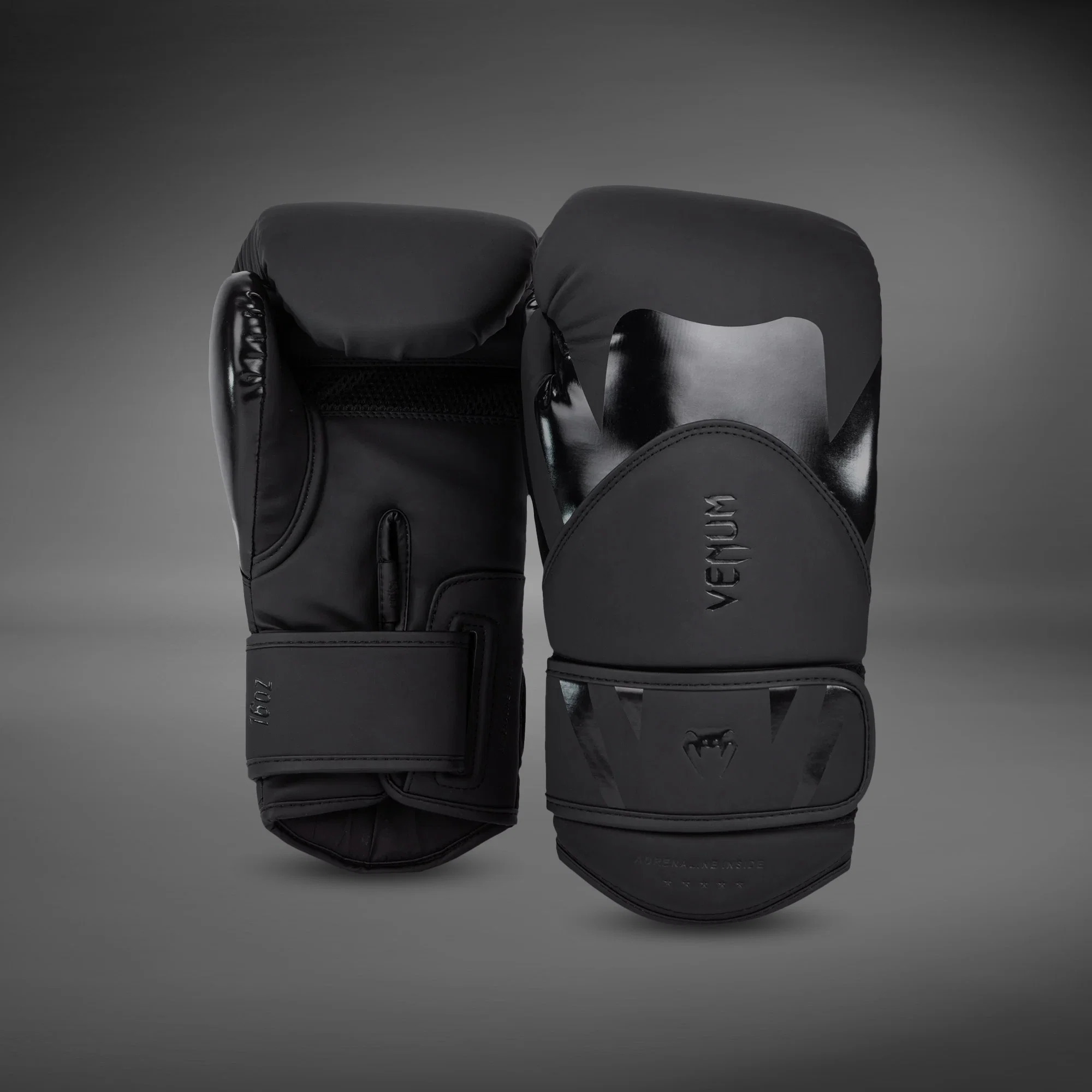 Venum Challenger 4.0 Boxing Gloves - Black/Black - Image 2