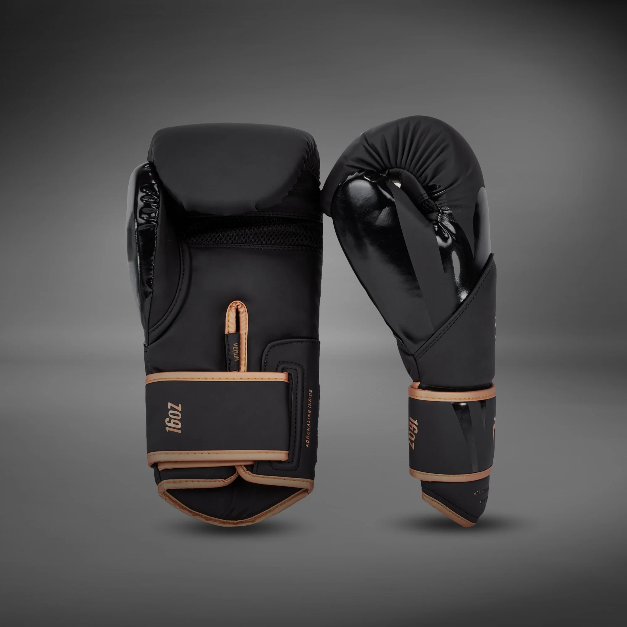 Venum Challenger 4.0 Boxing Gloves - Black/Bronze - Image 2