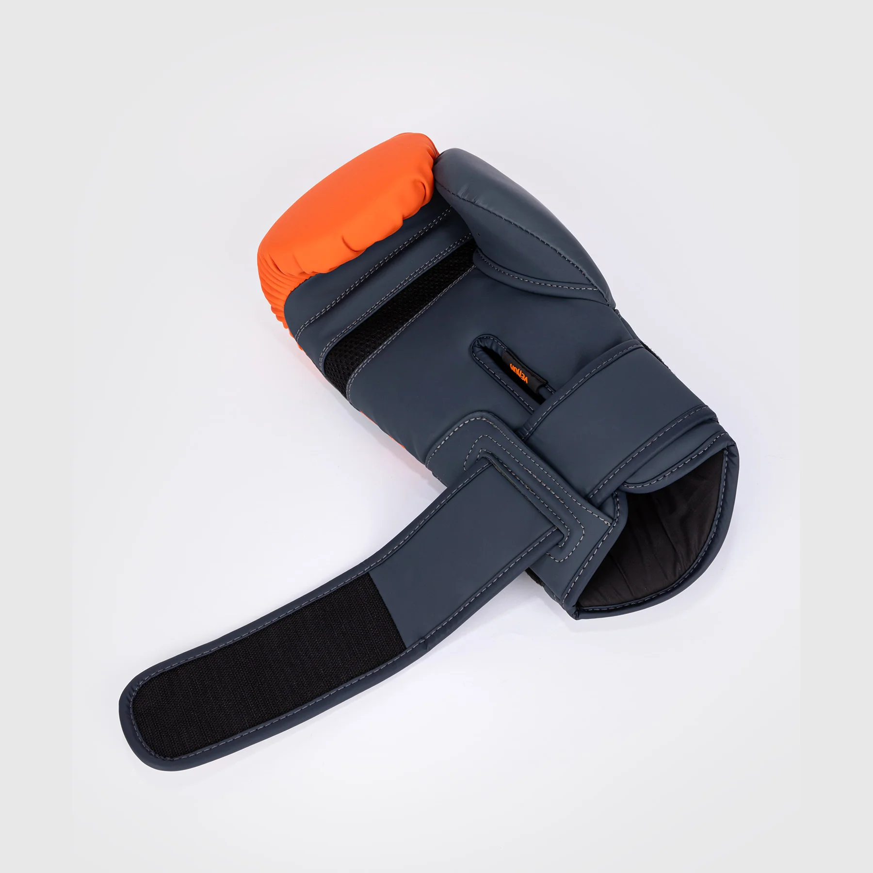Venum Challenger 4.0 Boxing Gloves - Orange/Navy Blue - Image 6