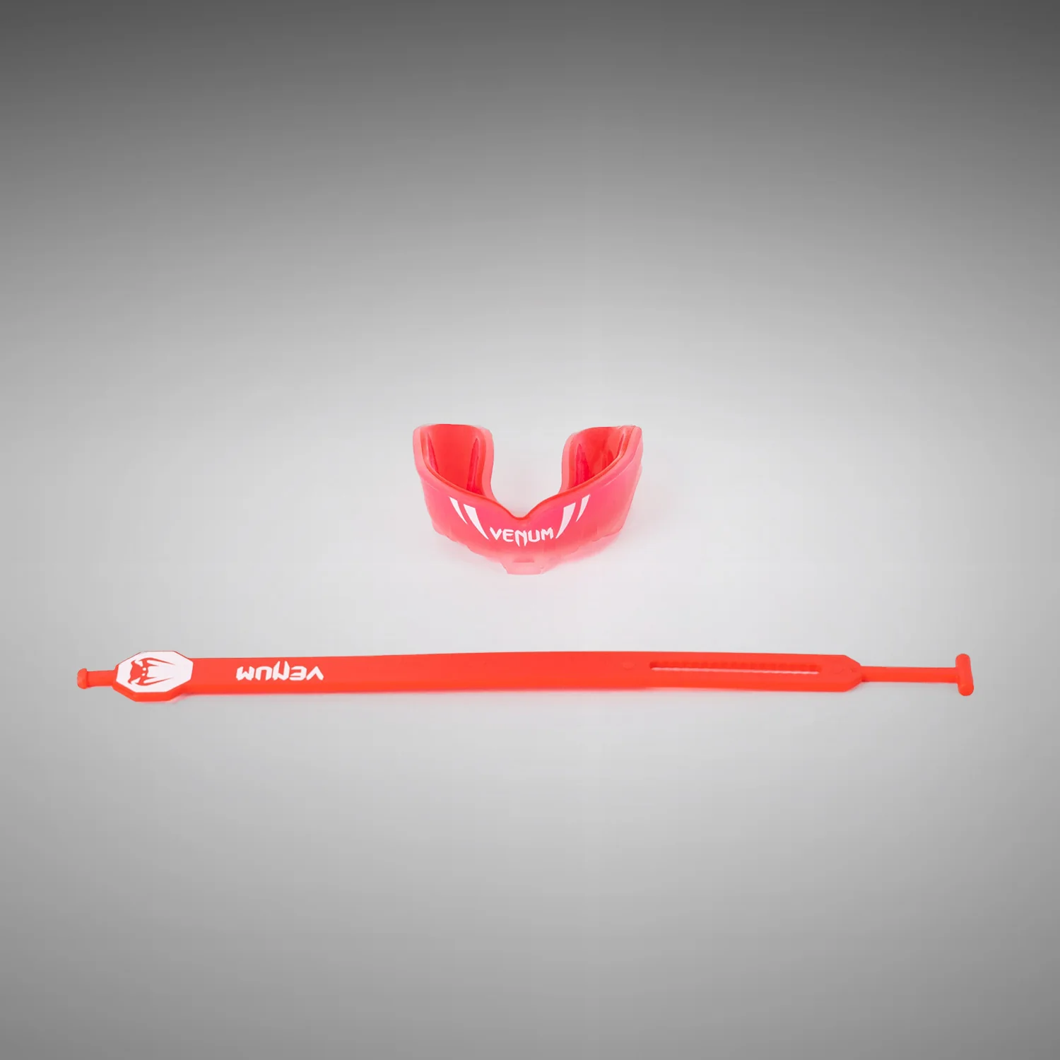 Venum Challenger Kids Mouthguard Strap/Strapless - Red Transparent - Image 2