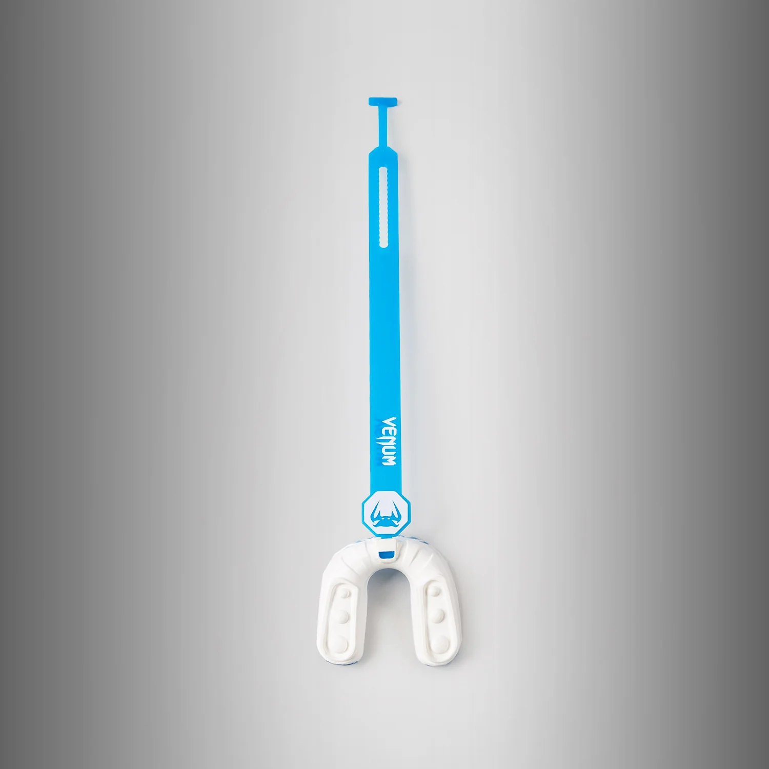 Venum Challenger Kids Mouthguard Strap/Strapless - White/Blue - Image 5
