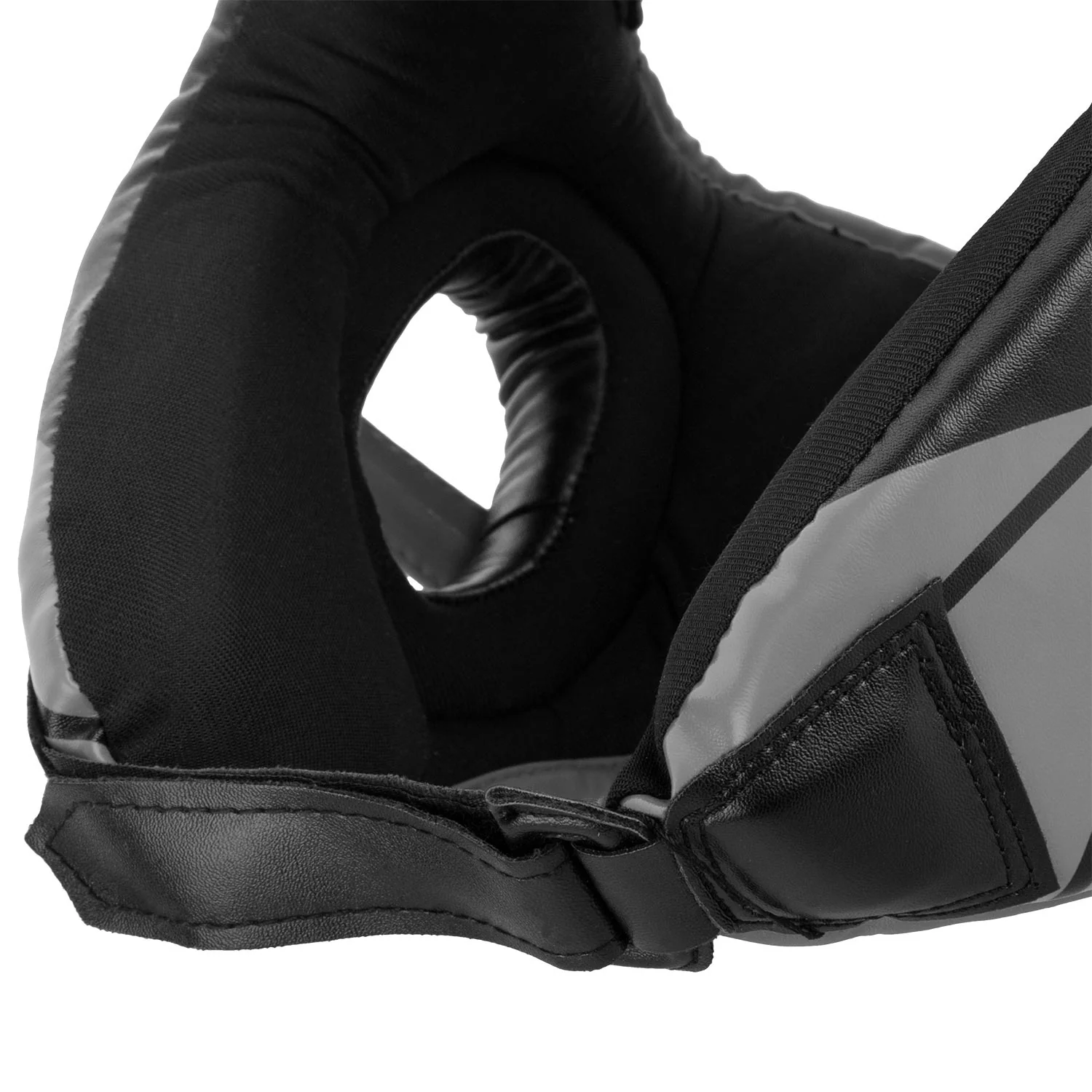 Venum Challenger Open Face Headgear - Black/Grey - Image 4