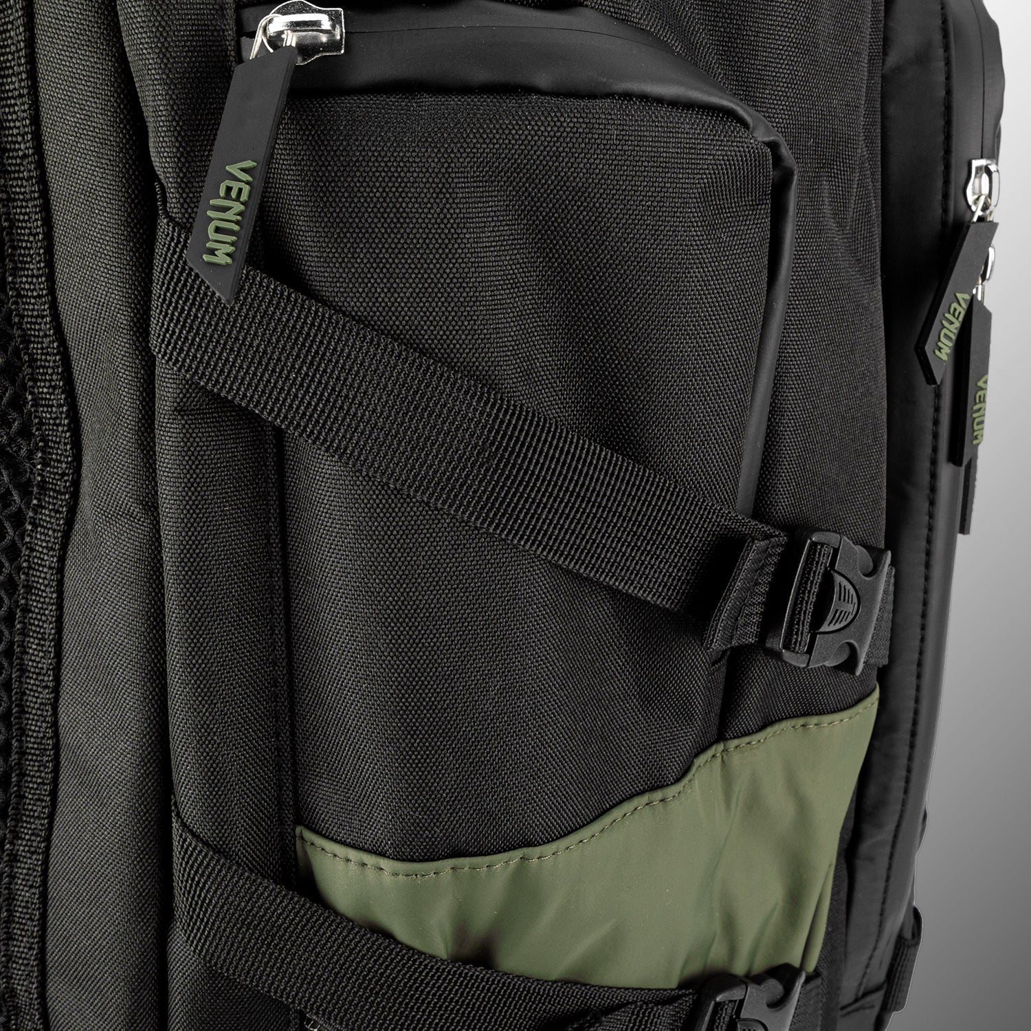Venum Challenger Xtrem Evo BackPack (50-63L) - Khaki/Black - Image 5