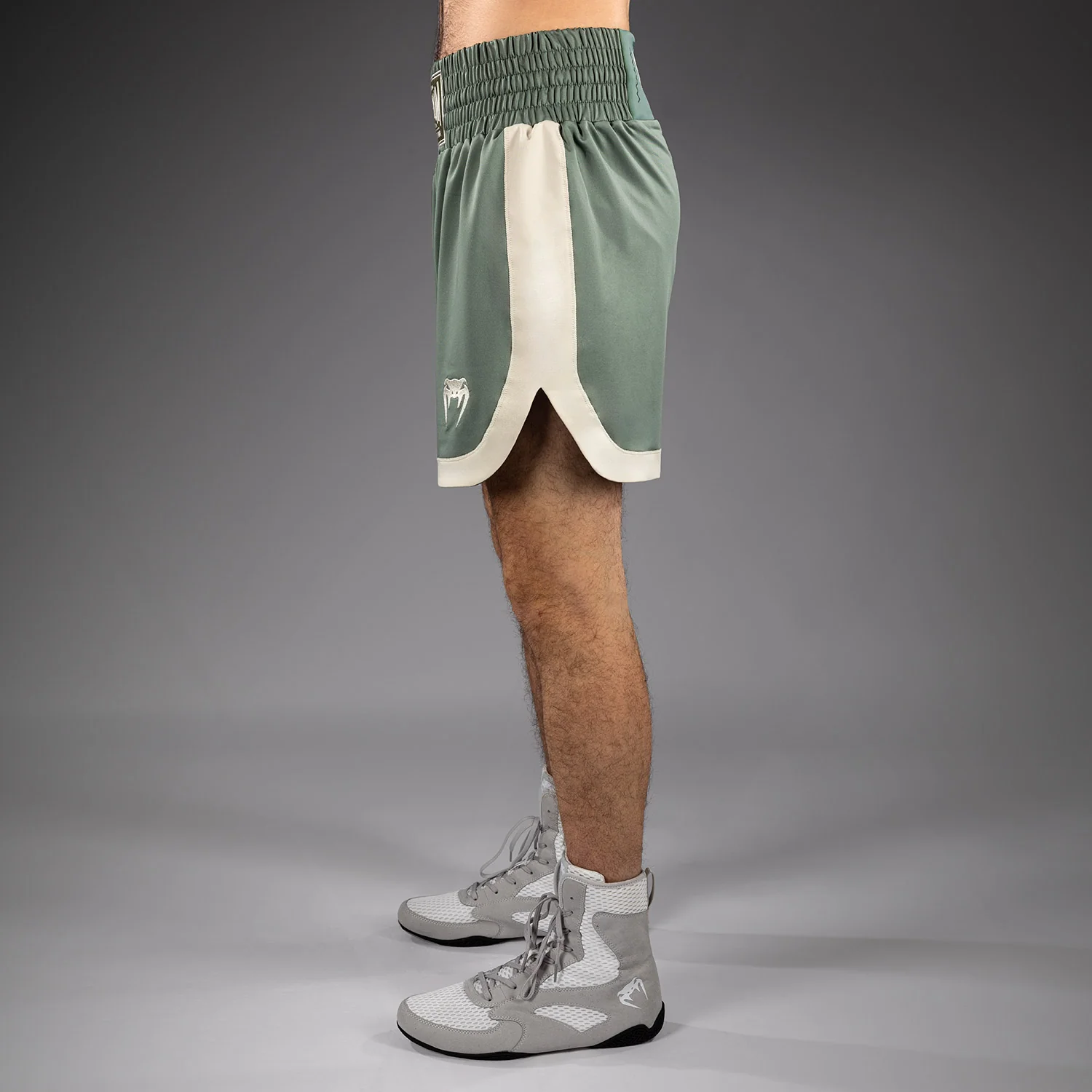 Venum Classic Boxing Shorts - Aqua Green/Ivory - Image 2