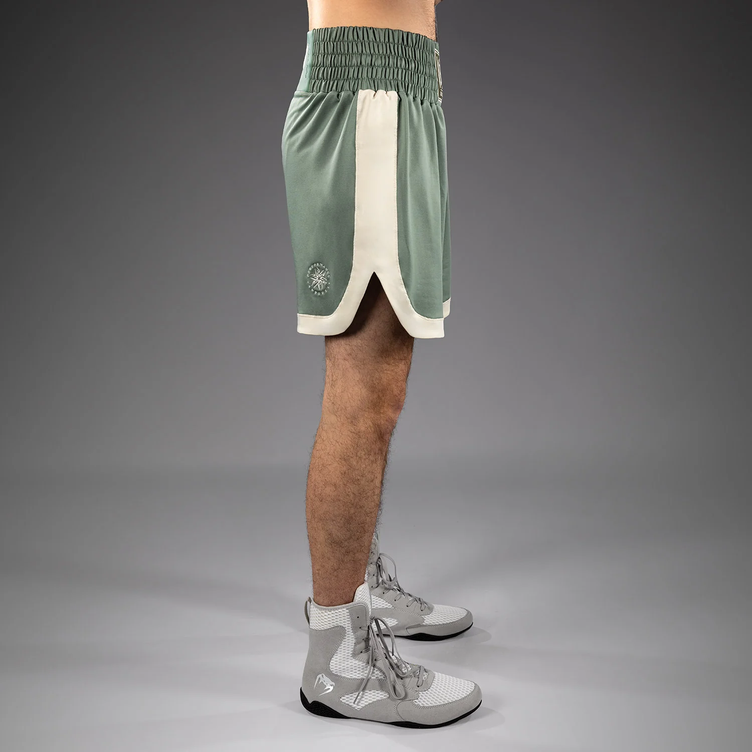 Venum Classic Boxing Shorts - Aqua Green/Ivory - Image 3