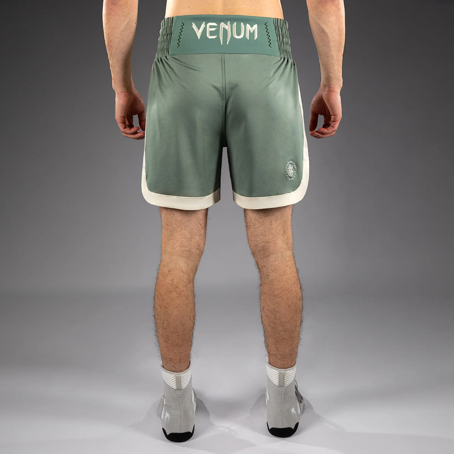 Venum Classic Boxing Shorts - Aqua Green/Ivory - Image 4