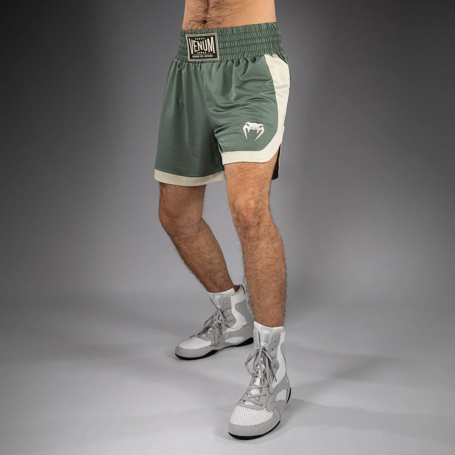 Venum Classic Boxing Shorts - Aqua Green/Ivory - Image 5
