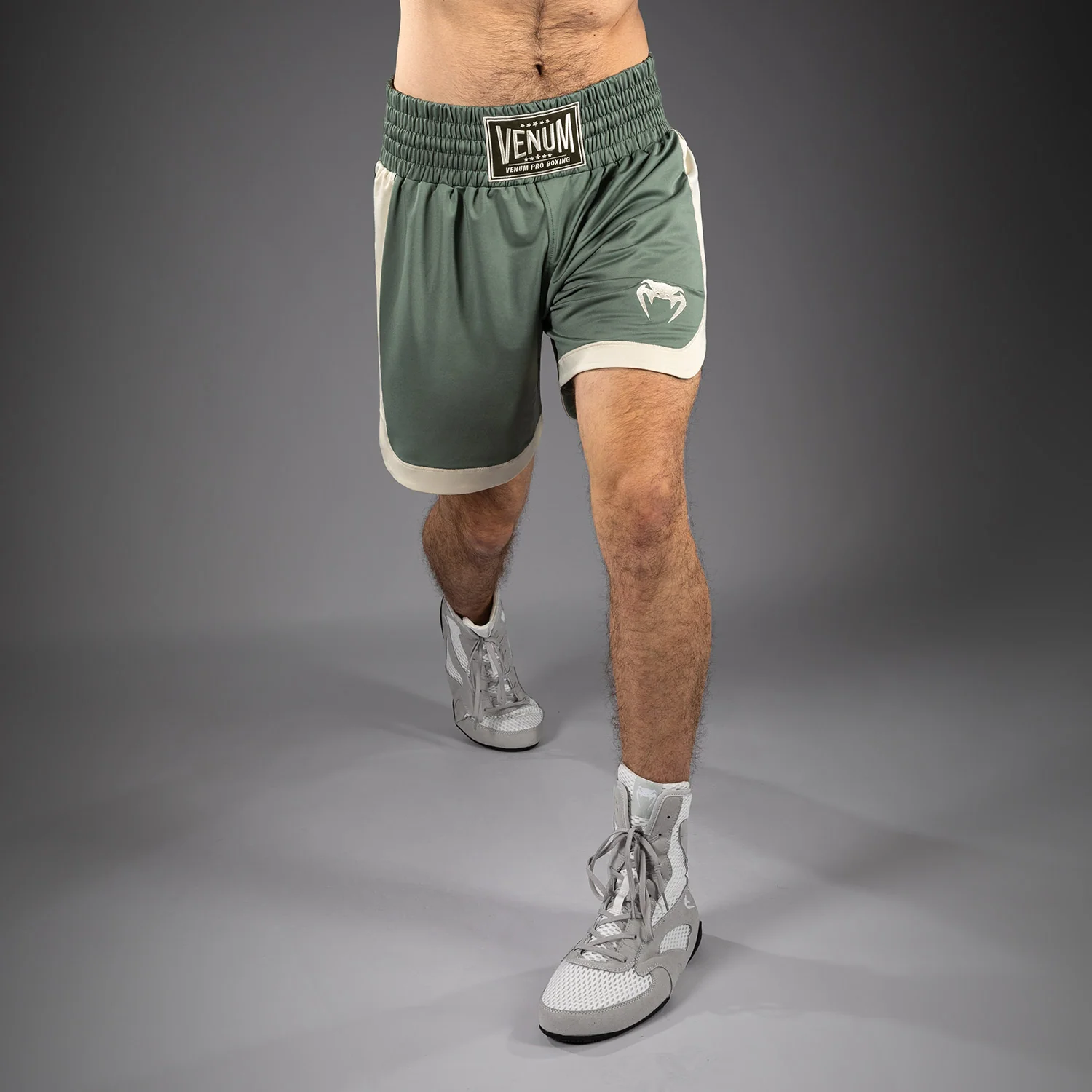 Venum Classic Boxing Shorts - Aqua Green/Ivory - Image 6
