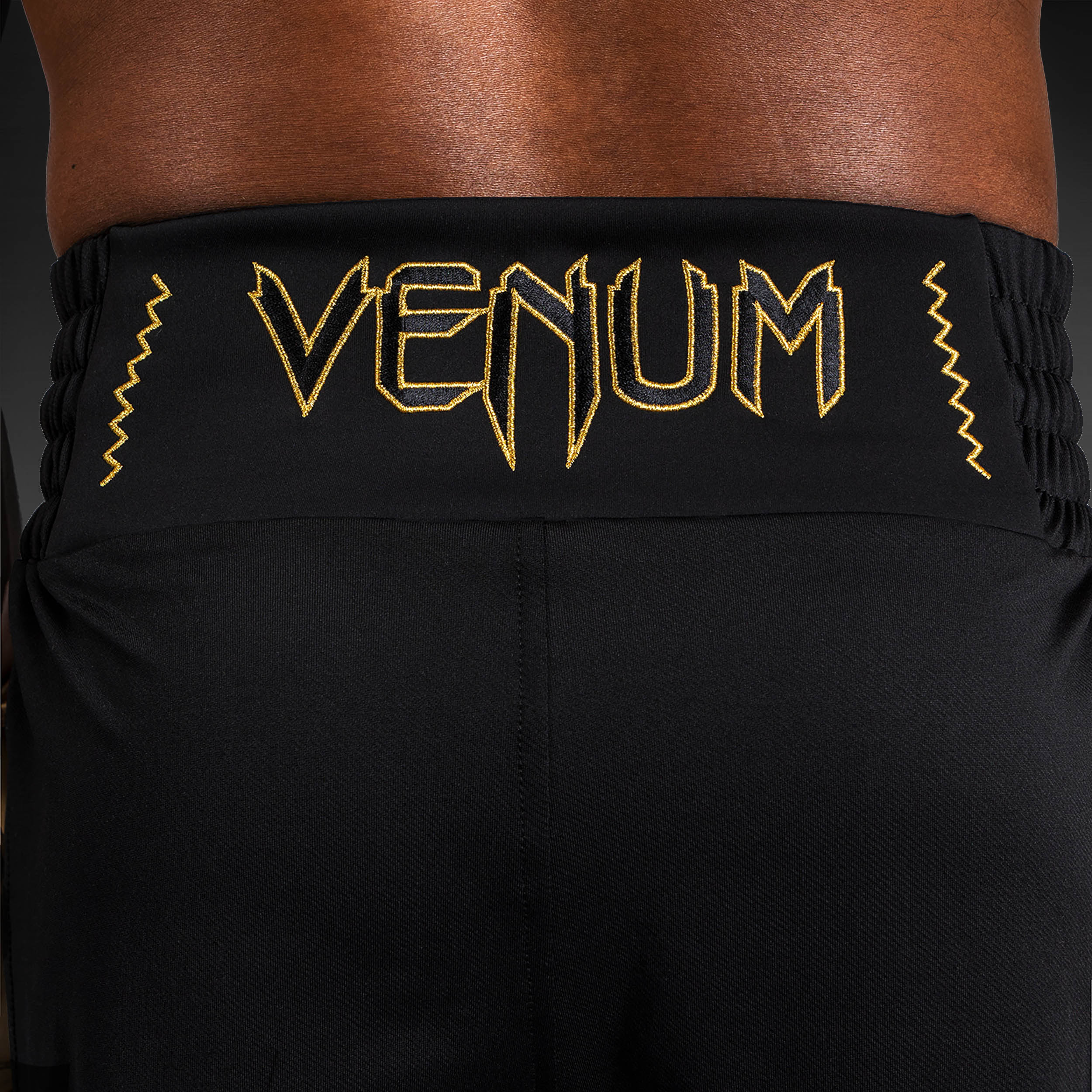 Venum Classic Boxing Shorts - Black/Gold - Image 9