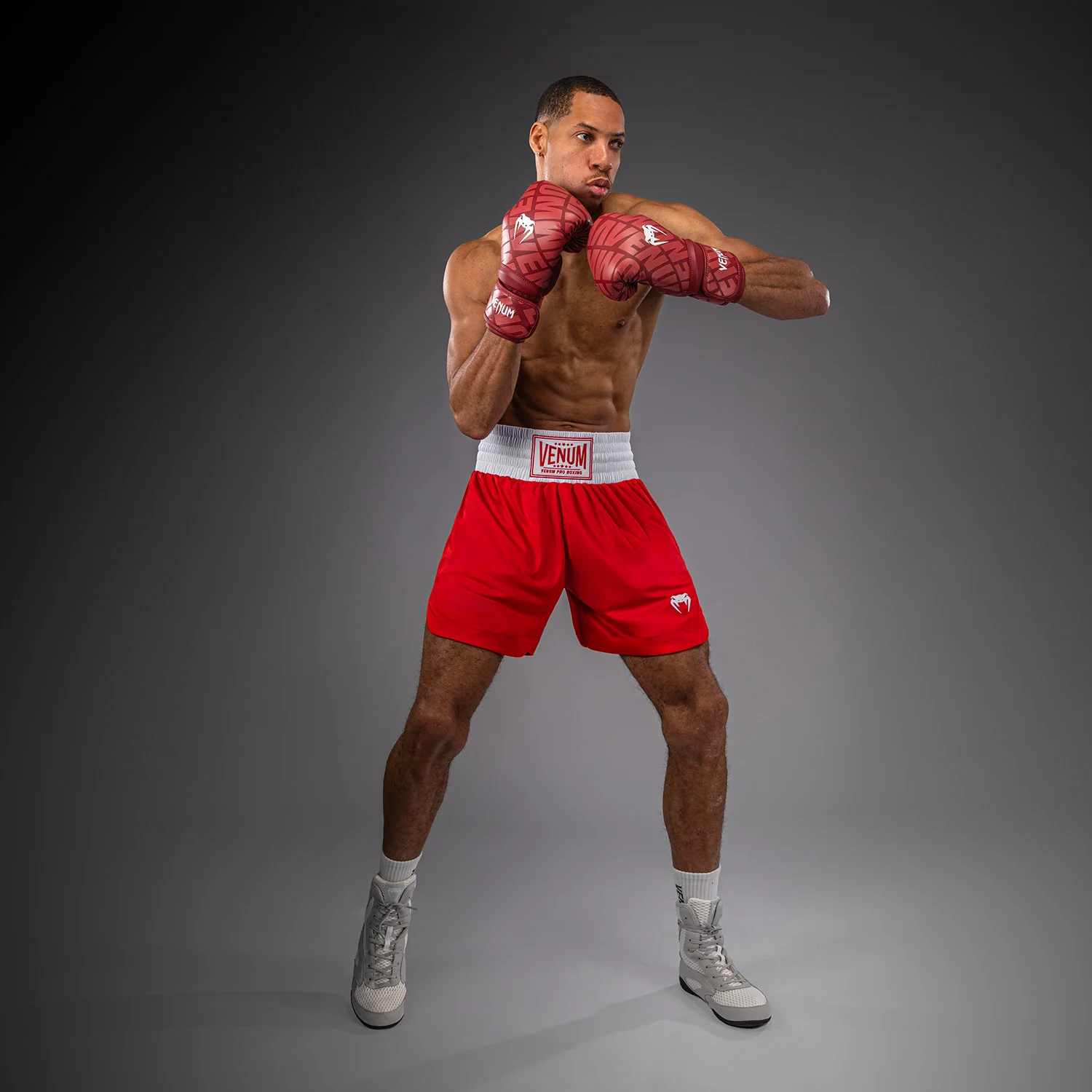 Venum Classic Boxing Shorts - Fire Red - Image 6