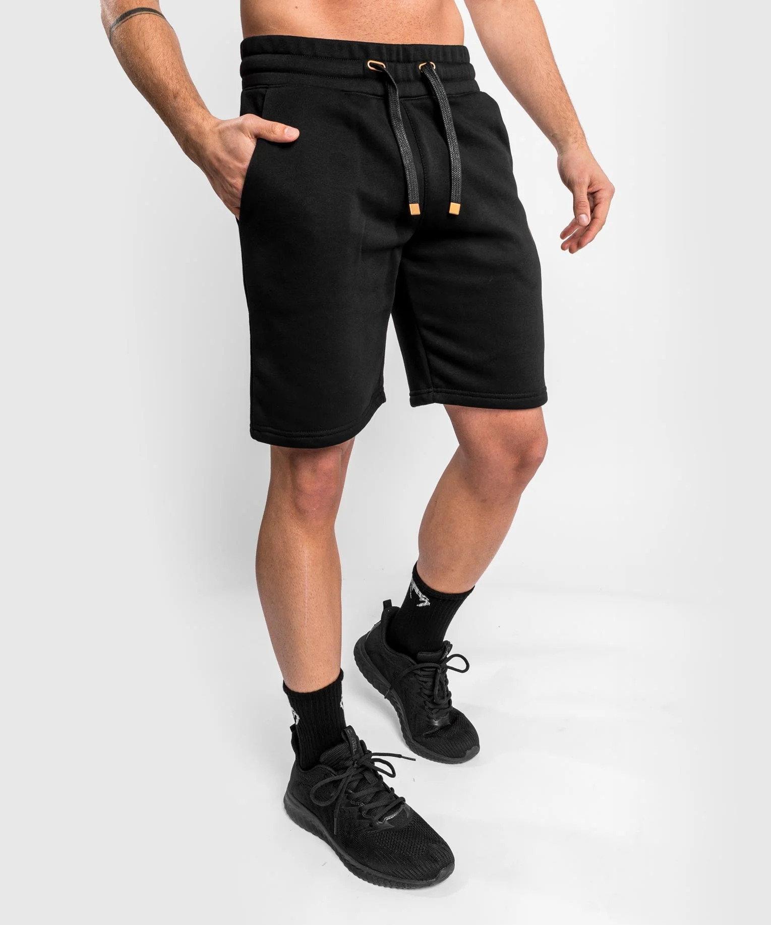 Venum Classic Cotton Shorts - Black/Bronze - Image 2