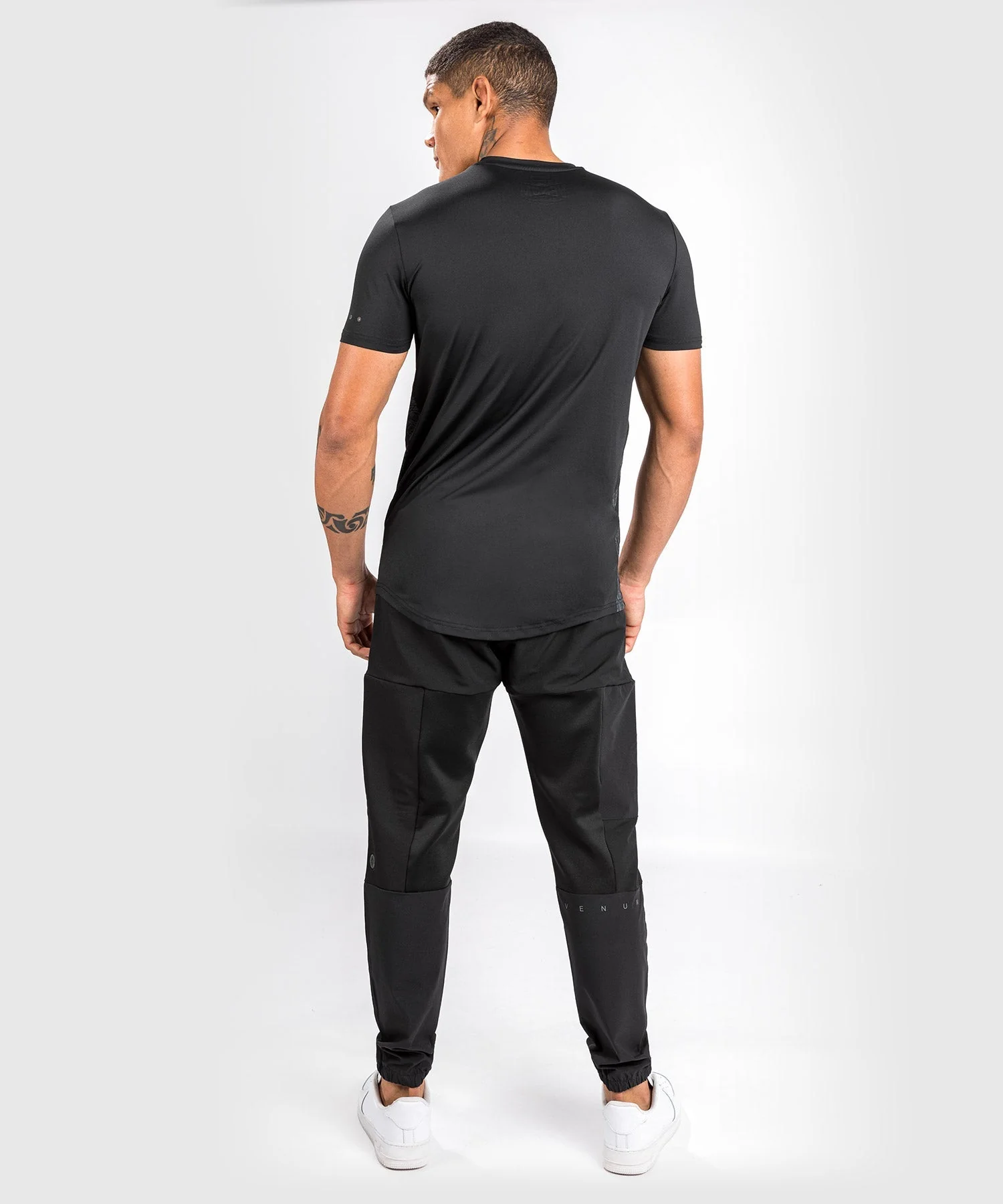 Venum Classic Evo Dry Tech T-Shirt - Black/White - Image 4