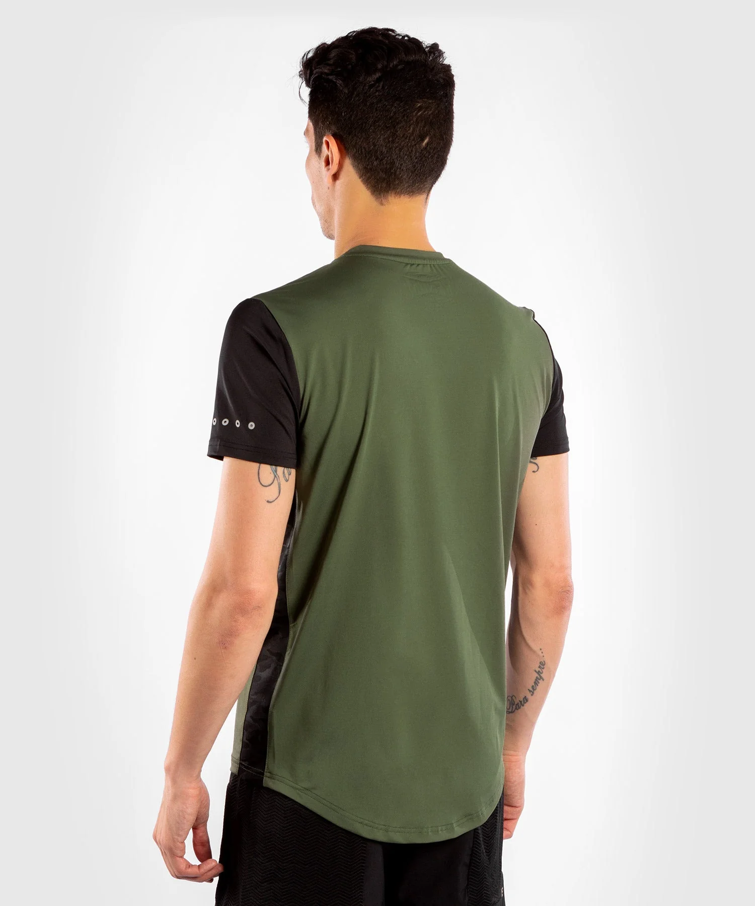Venum Classic Evo Dry Tech T-shirt - Khaki/Silver - Image 4