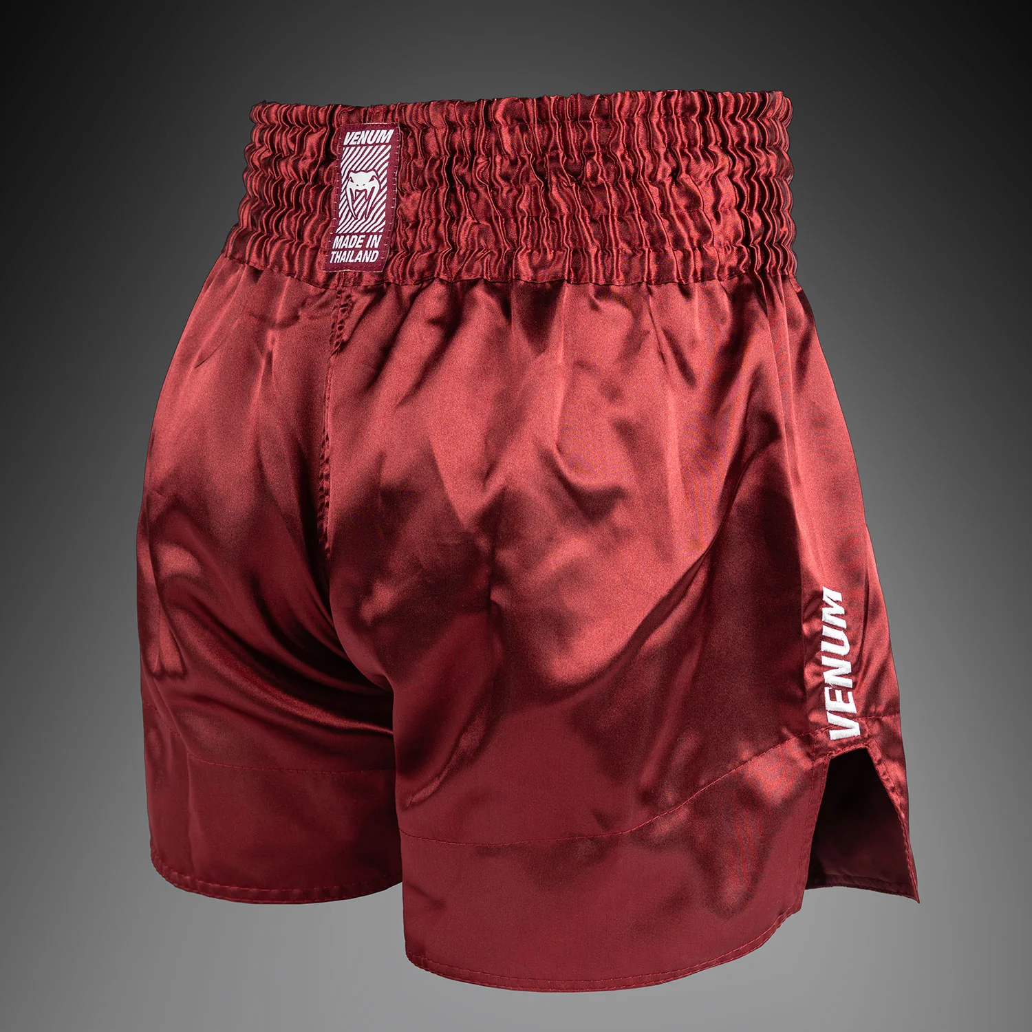 Venum Classic Evo Muay Thai Shorts - Burgundy - Image 3