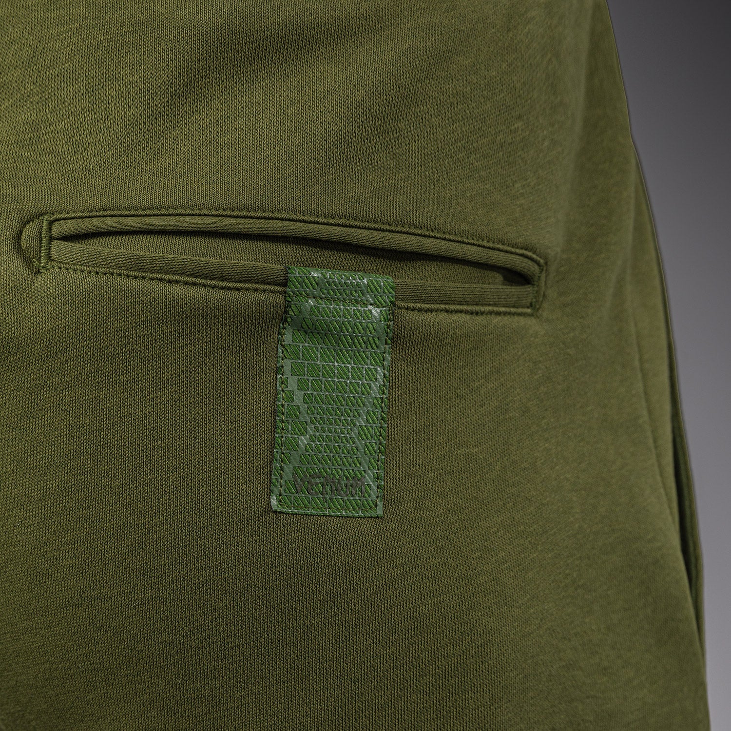 Venum Classic Fleece Cotton Shorts - Khaki - Image 6
