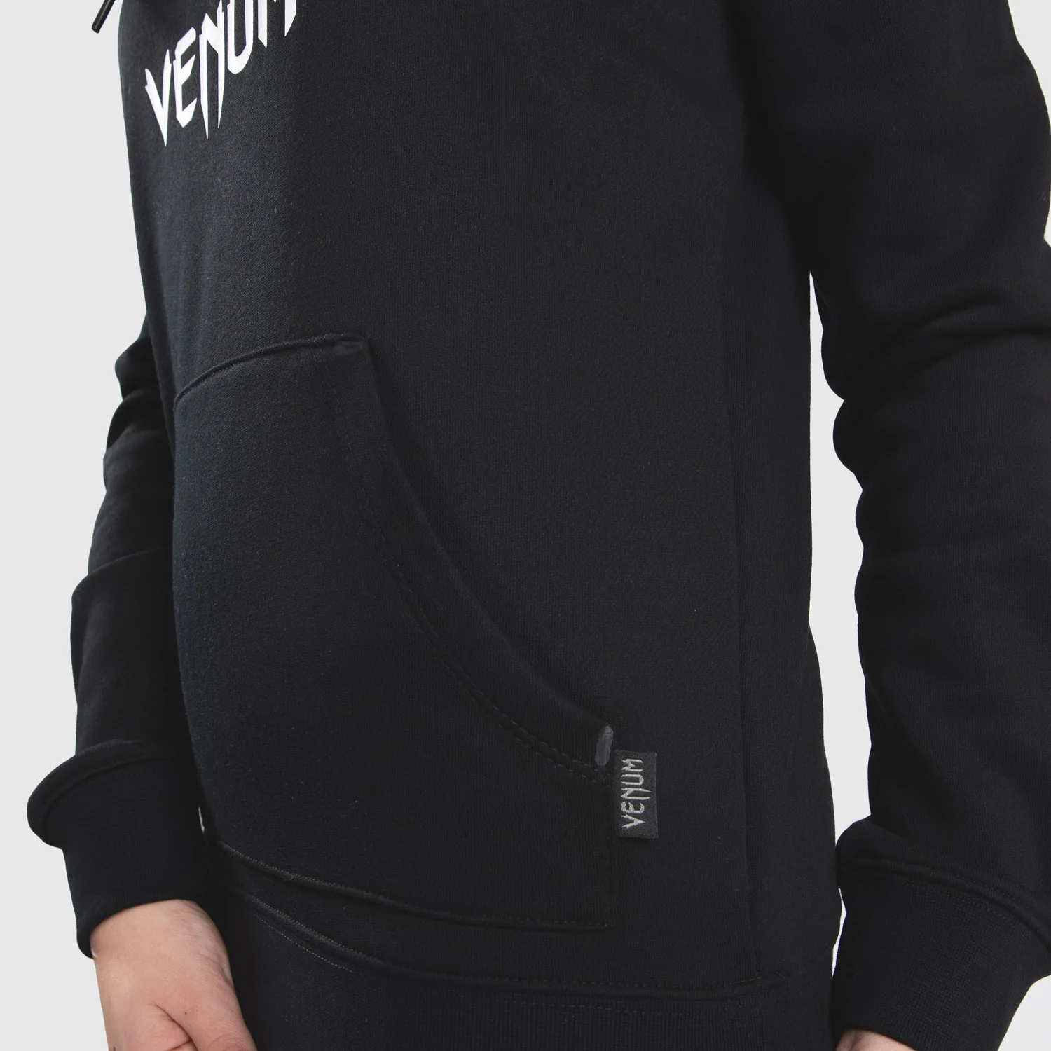 Venum Classic Hoodie - For Women - Black - Image 4