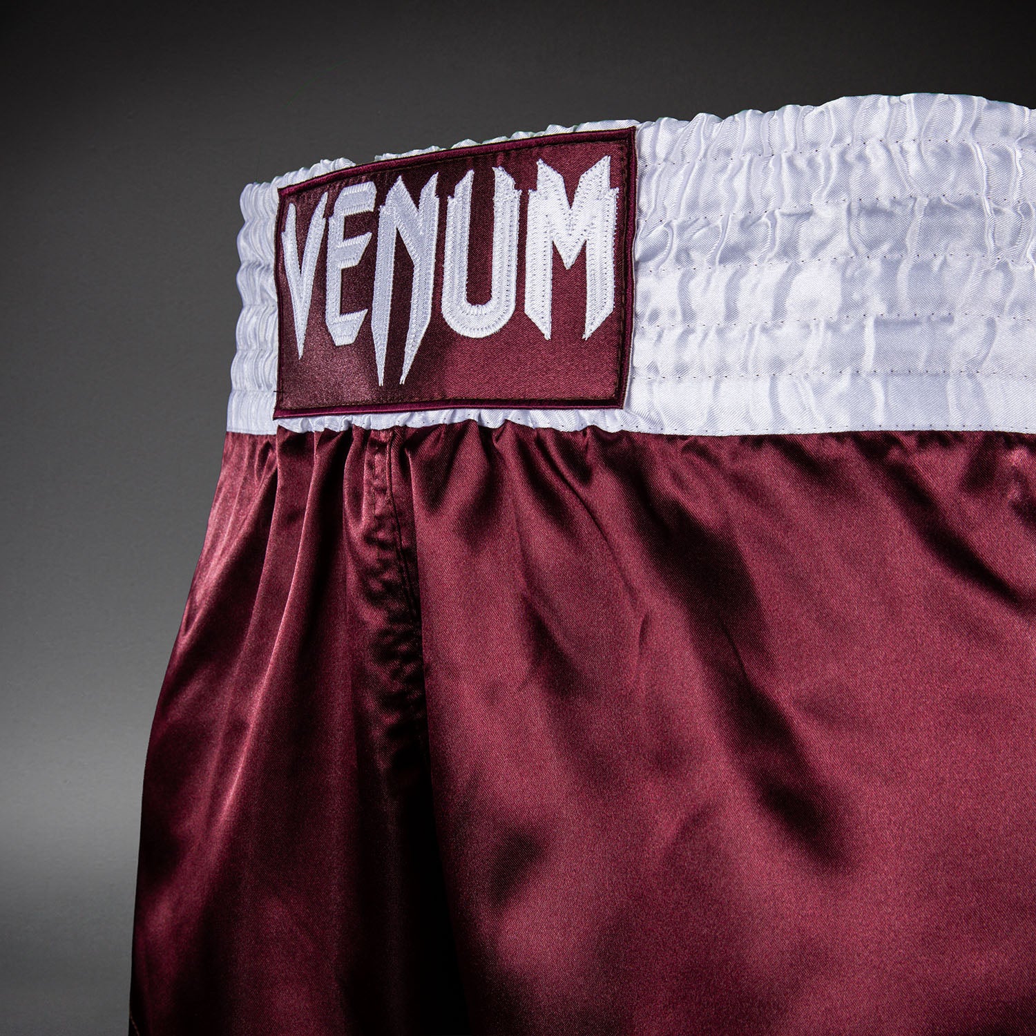 Venum Classic Muay Thai Shorts - Burgundy - Image 6