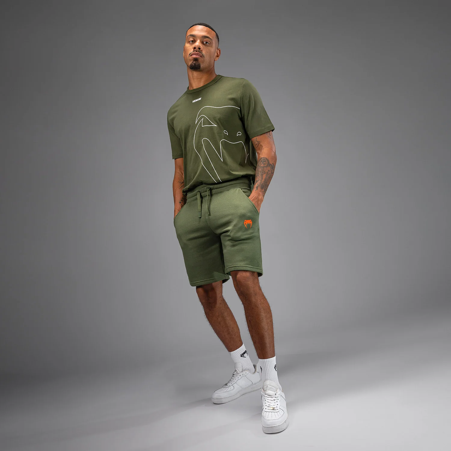 Venum Classic Shorts - Khaki - Image 3