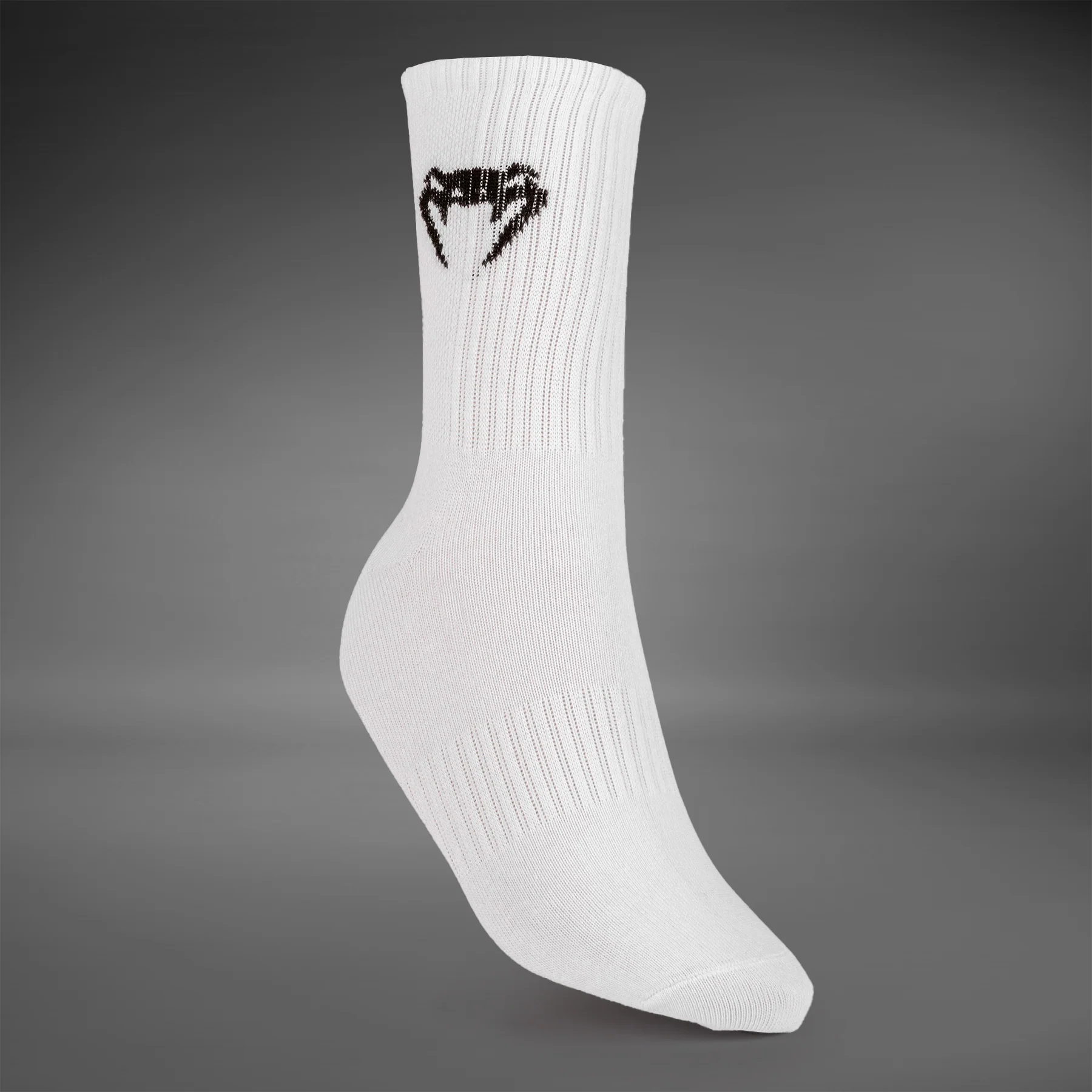 Venum Classic Socks - set of 3 - White/Black - Image 2