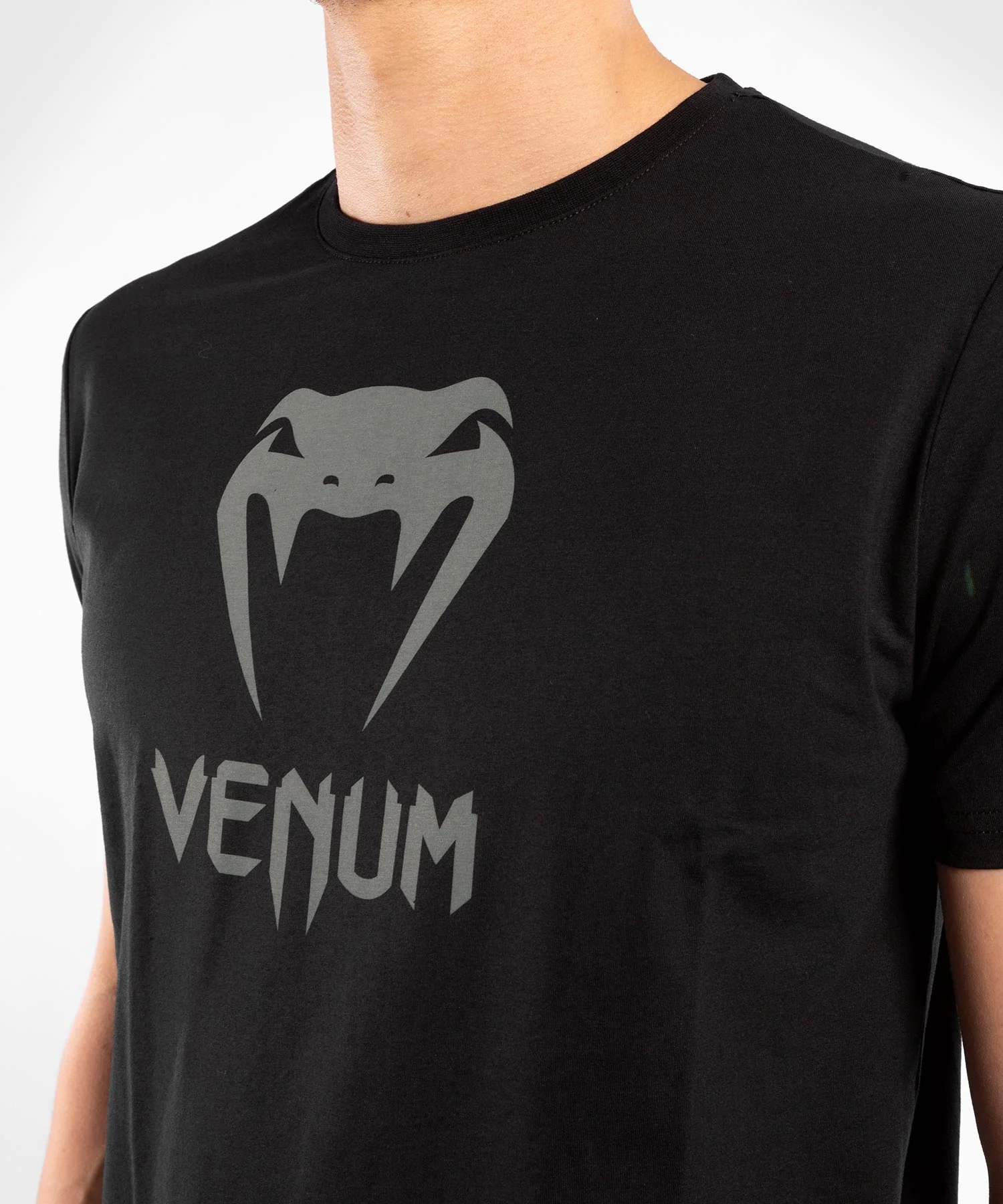 Venum Classic T-shirt - Black/Dark Grey - Image 5