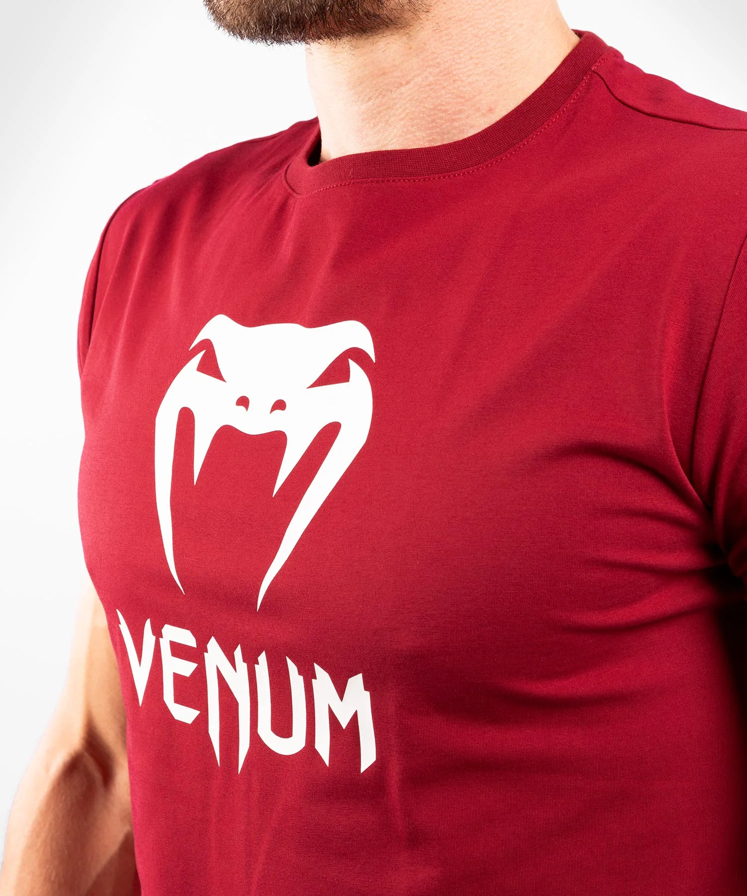 Venum Classic T-shirt - Burgundy - Image 4