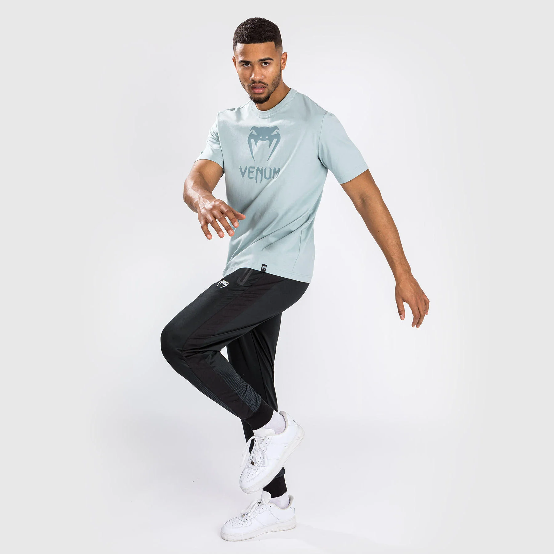 Venum Classic T-Shirt - Clearwater Blue/Clearwater Blue - Image 3