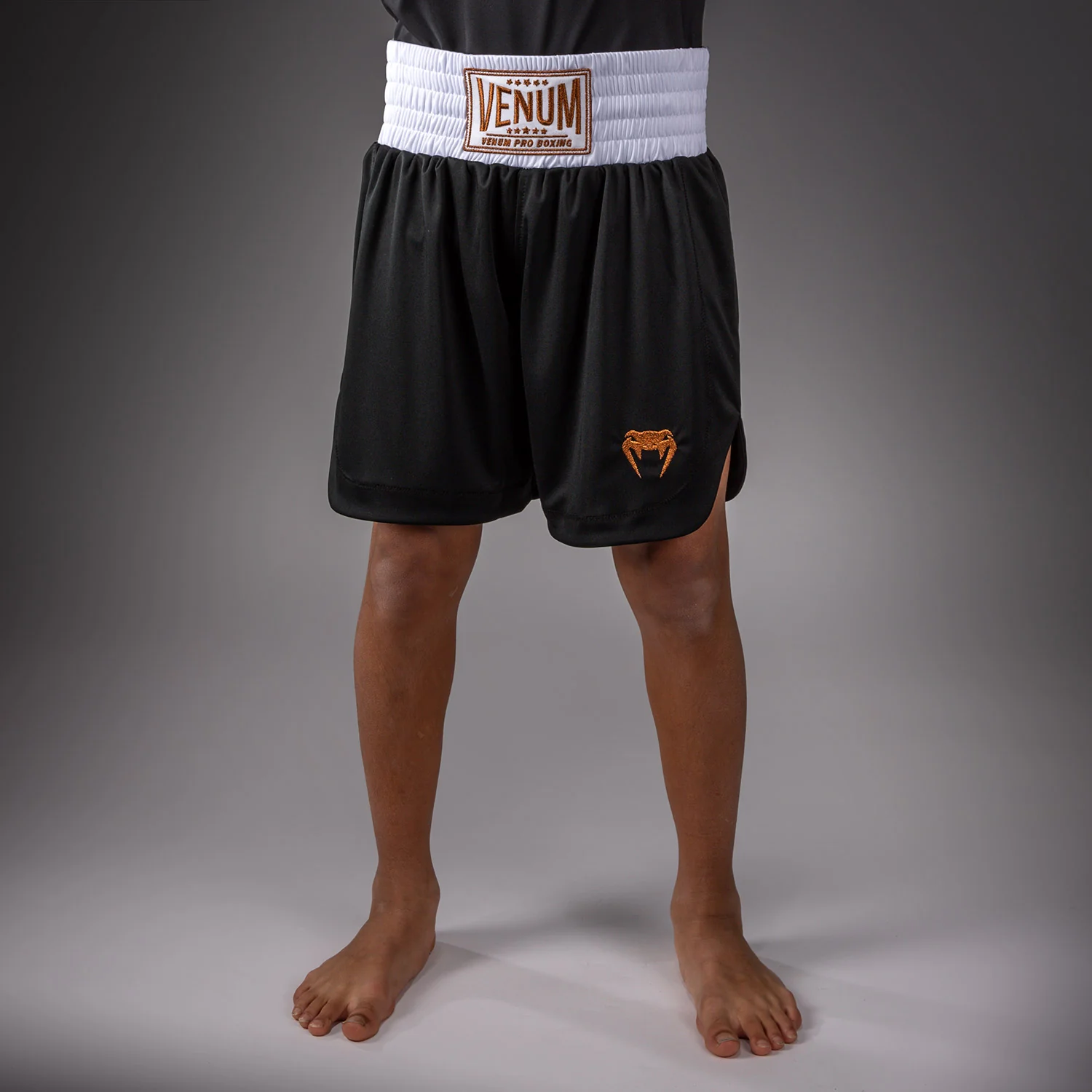 Venum Classic Youth Boxing Shorts - Black/Gold
