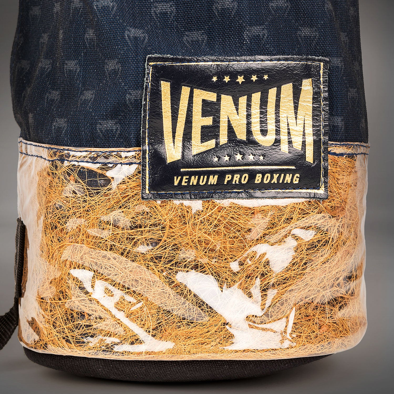 Venum Coco Monogram Pro Lace Up Boxing Gloves - State Blue - Image 10
