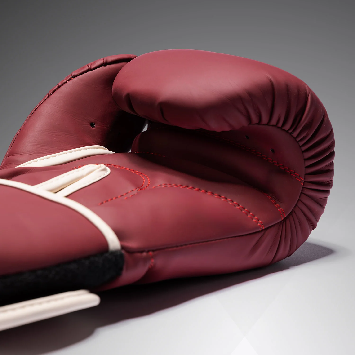 Venum Contender 1.5 Boxing Gloves - Burgundy/ Sand - Image 3