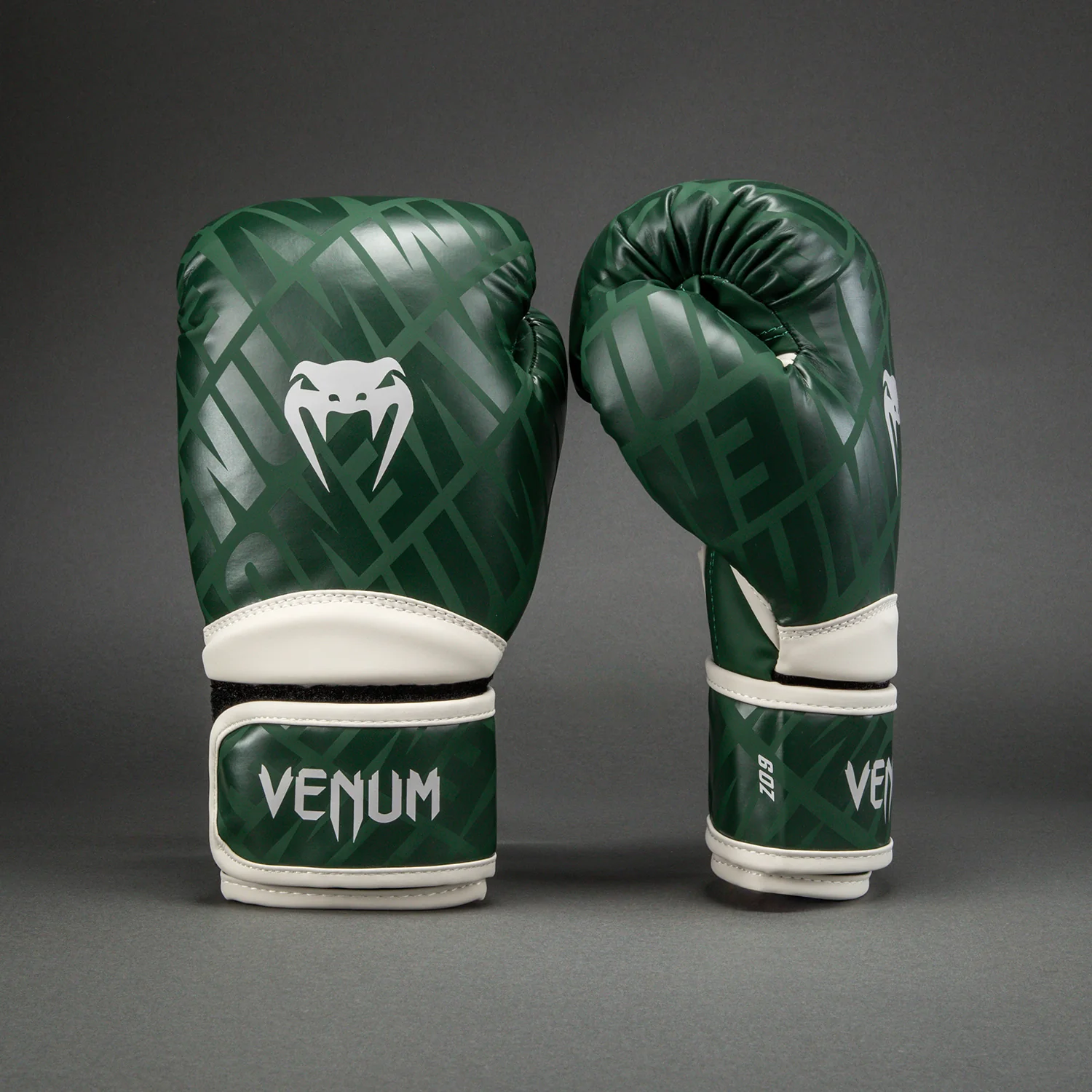 Venum Contender 1.5 XT Kids Boxing Gloves - Forest Green/Off White
