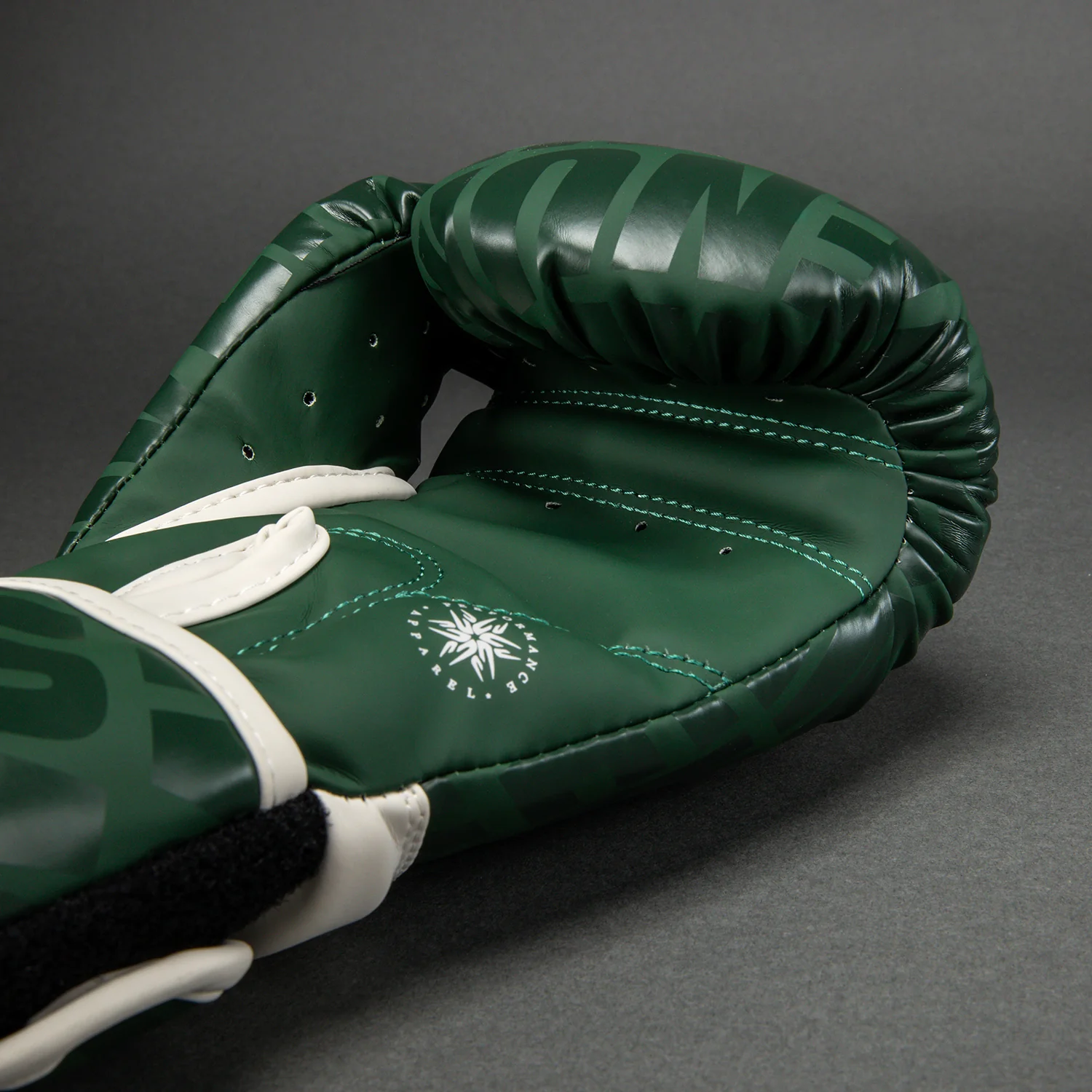 Venum Contender 1.5 XT Kids Boxing Gloves - Forest Green/Off White - Image 3