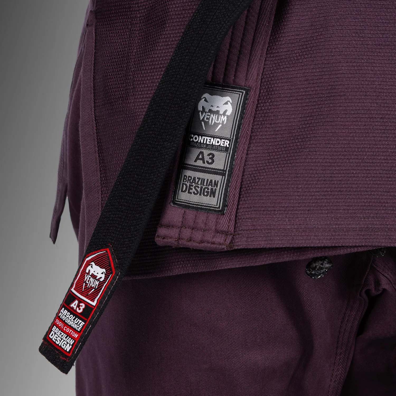 Venum Contender 2.0 BJJ GI - Plum - Image 7