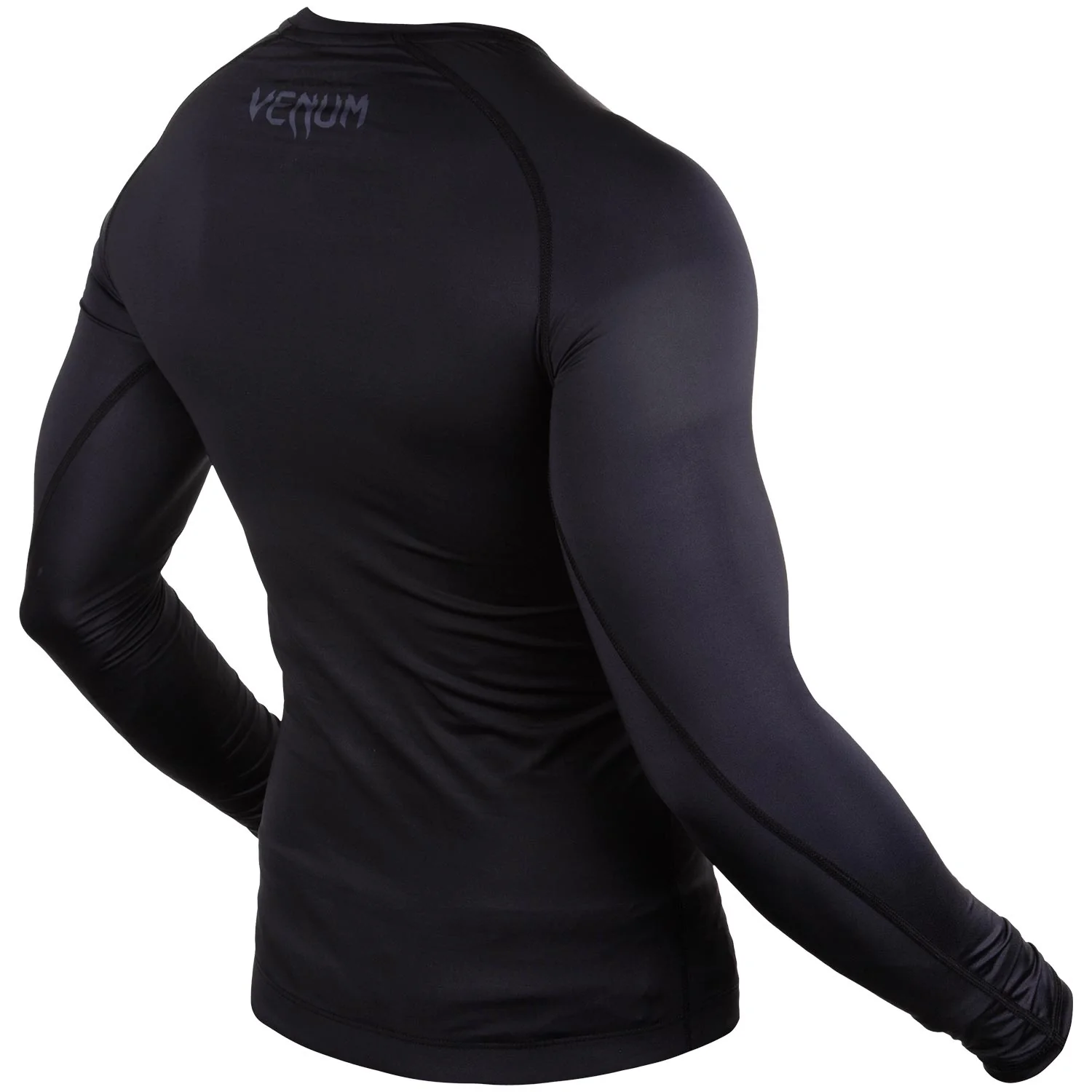 Venum Contender 3.0 Compression T-shirt - Long Sleeves - Black/Grey - Image 7