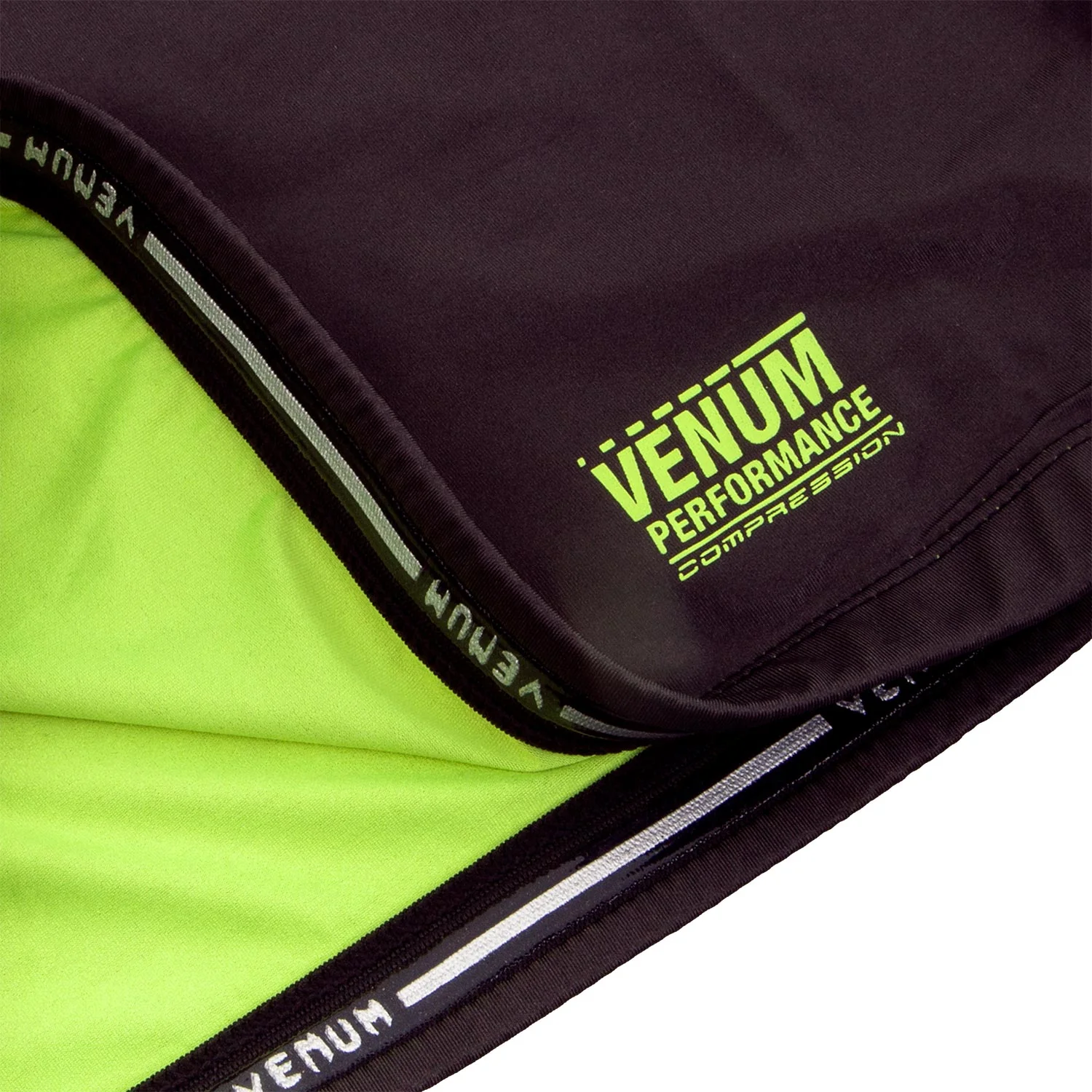 Venum Contender 3.0 Compression T-shirt - Short Sleeves - Black/Neo Yellow - Image 7